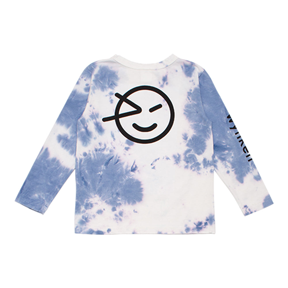 Boys & Girls Blue Logo Cotton T-Shirt