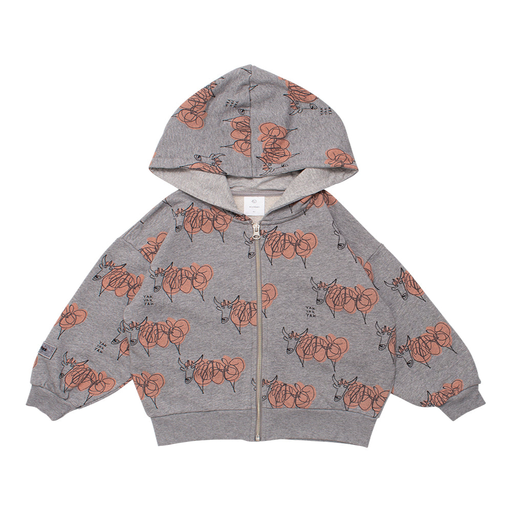Boys & Girls Grey Zip-Up Top