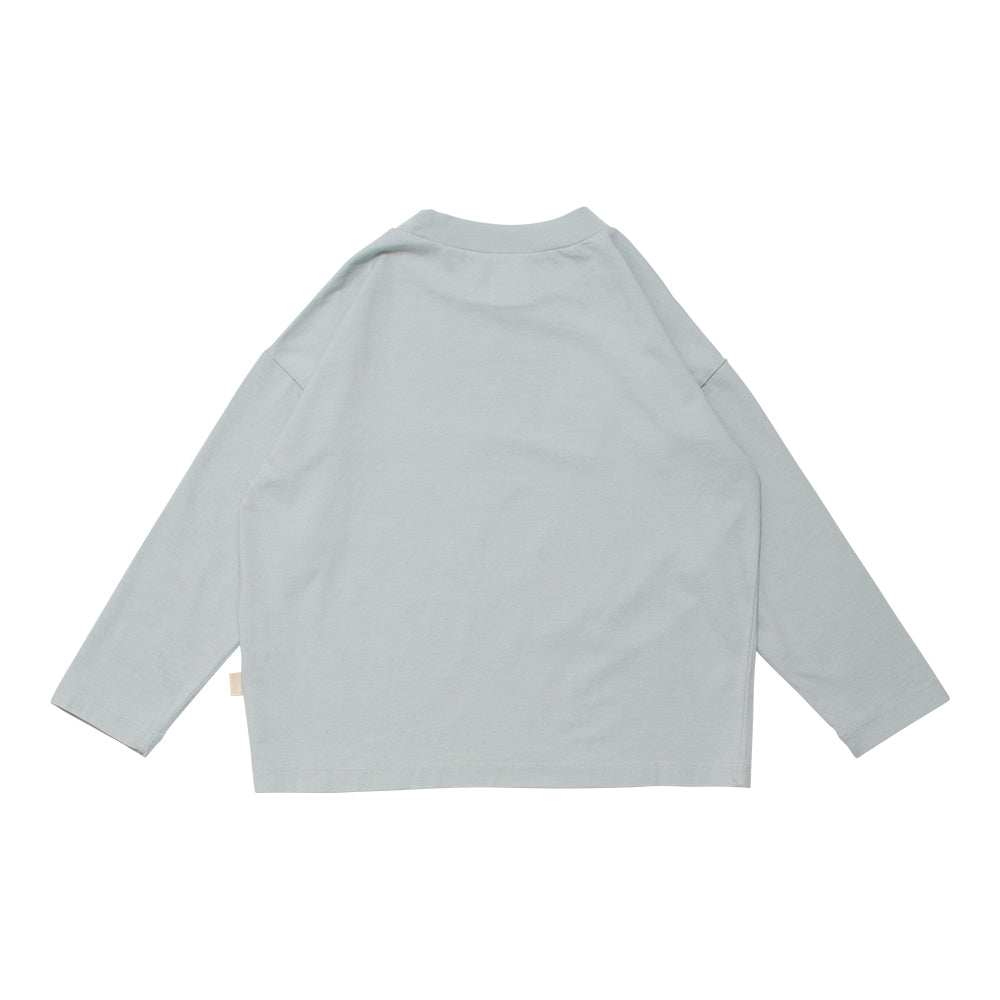 Boys & Girls Light Green Logo Cotton T-Shirt