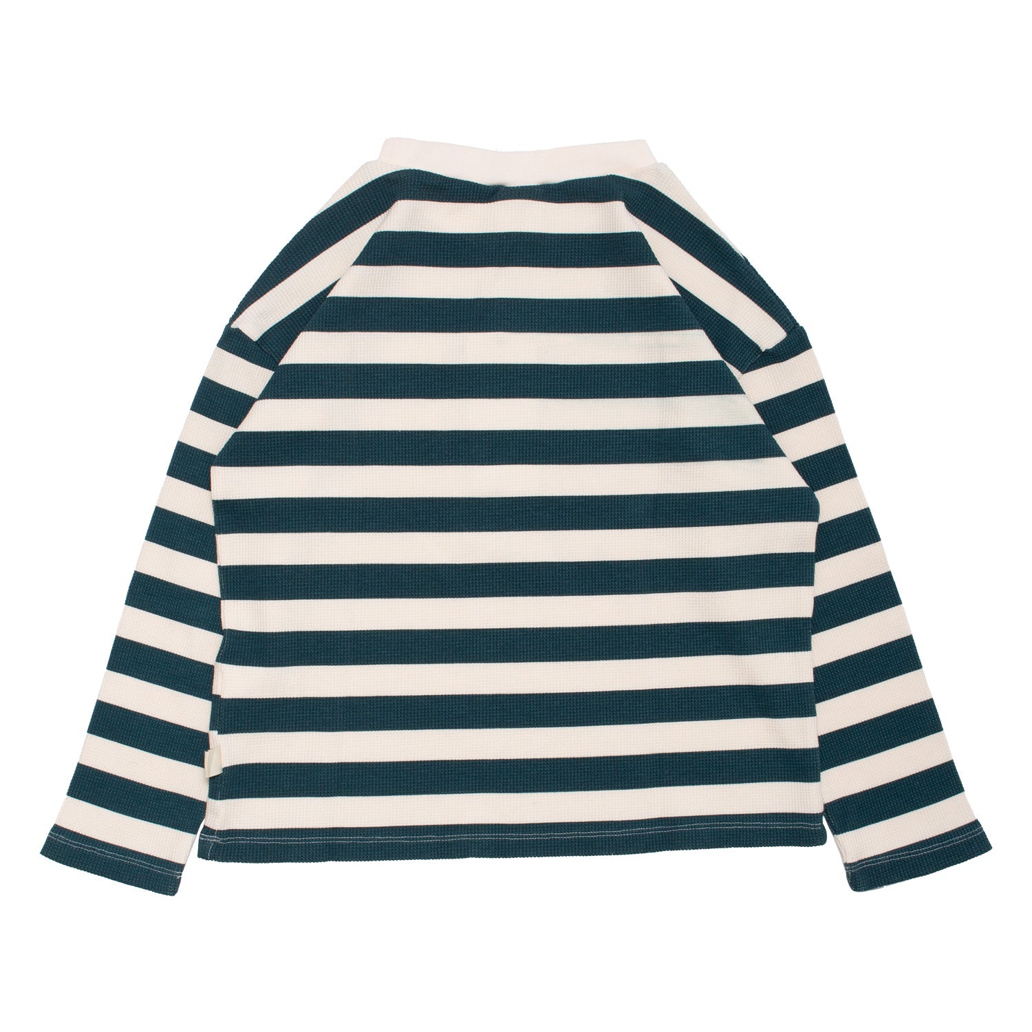 Boys & Girls Green Stripes Cotton T-Shirt