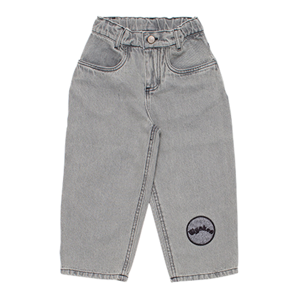 Boys & Girls Grey Denim Trousers
