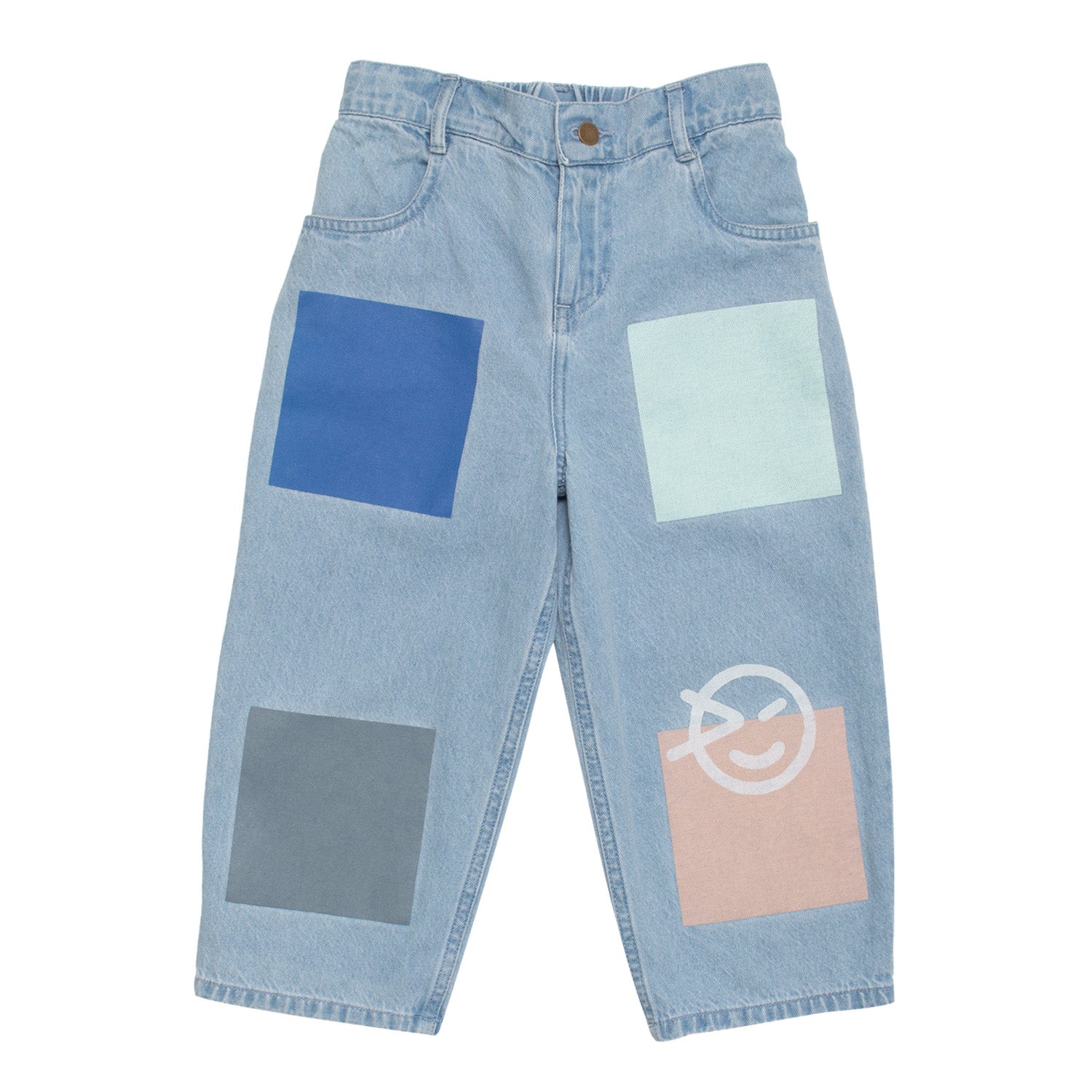 Boys & Girls Light Blue Denim Trousers