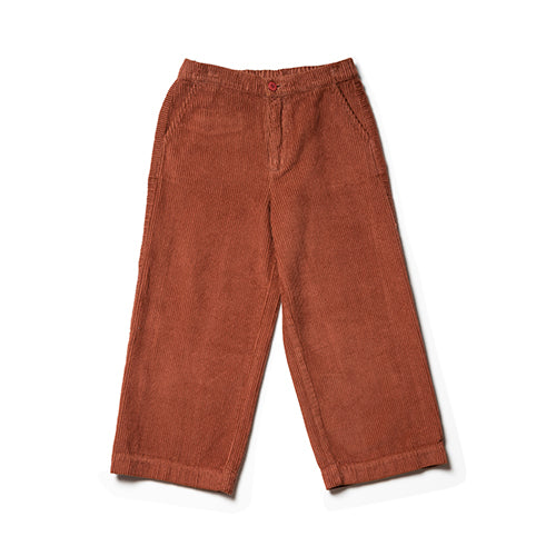 Girls Caramel Panelled Parallel Trousers