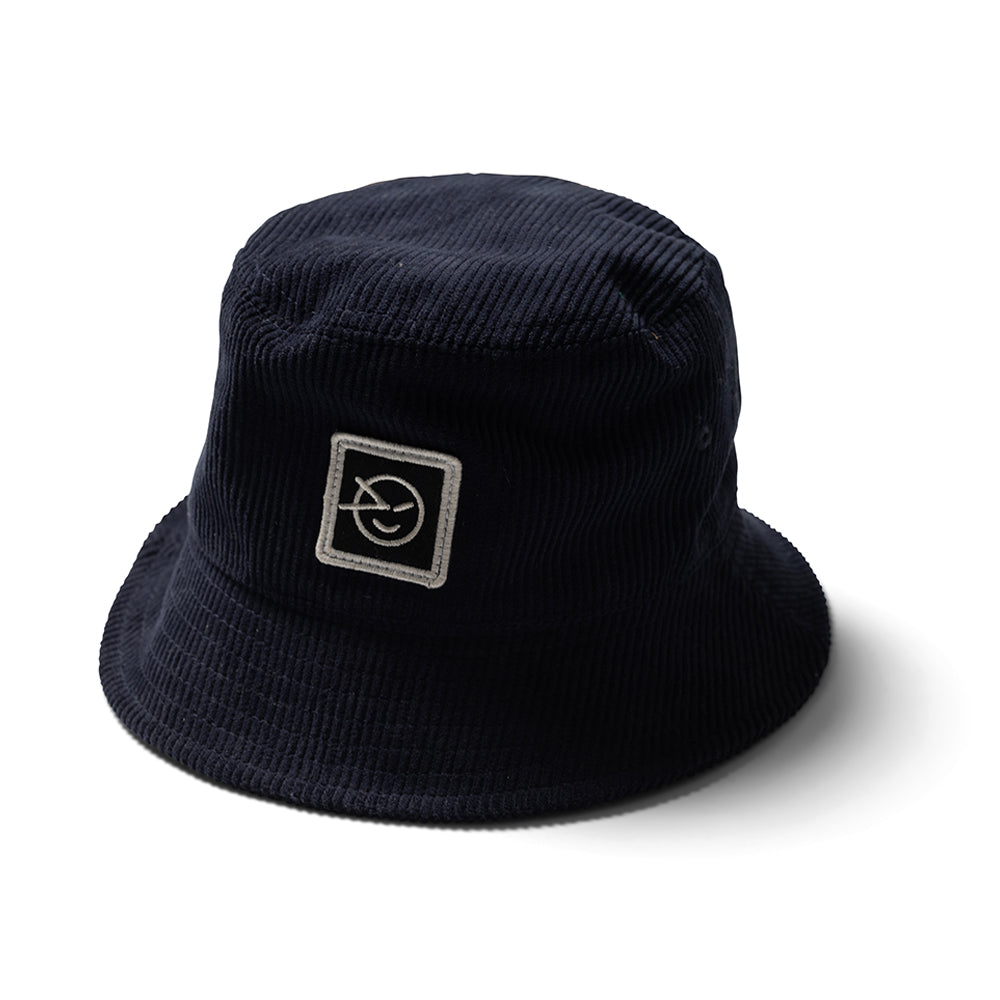 Boys & Girls Navy Cord Cotton Bucket Hat