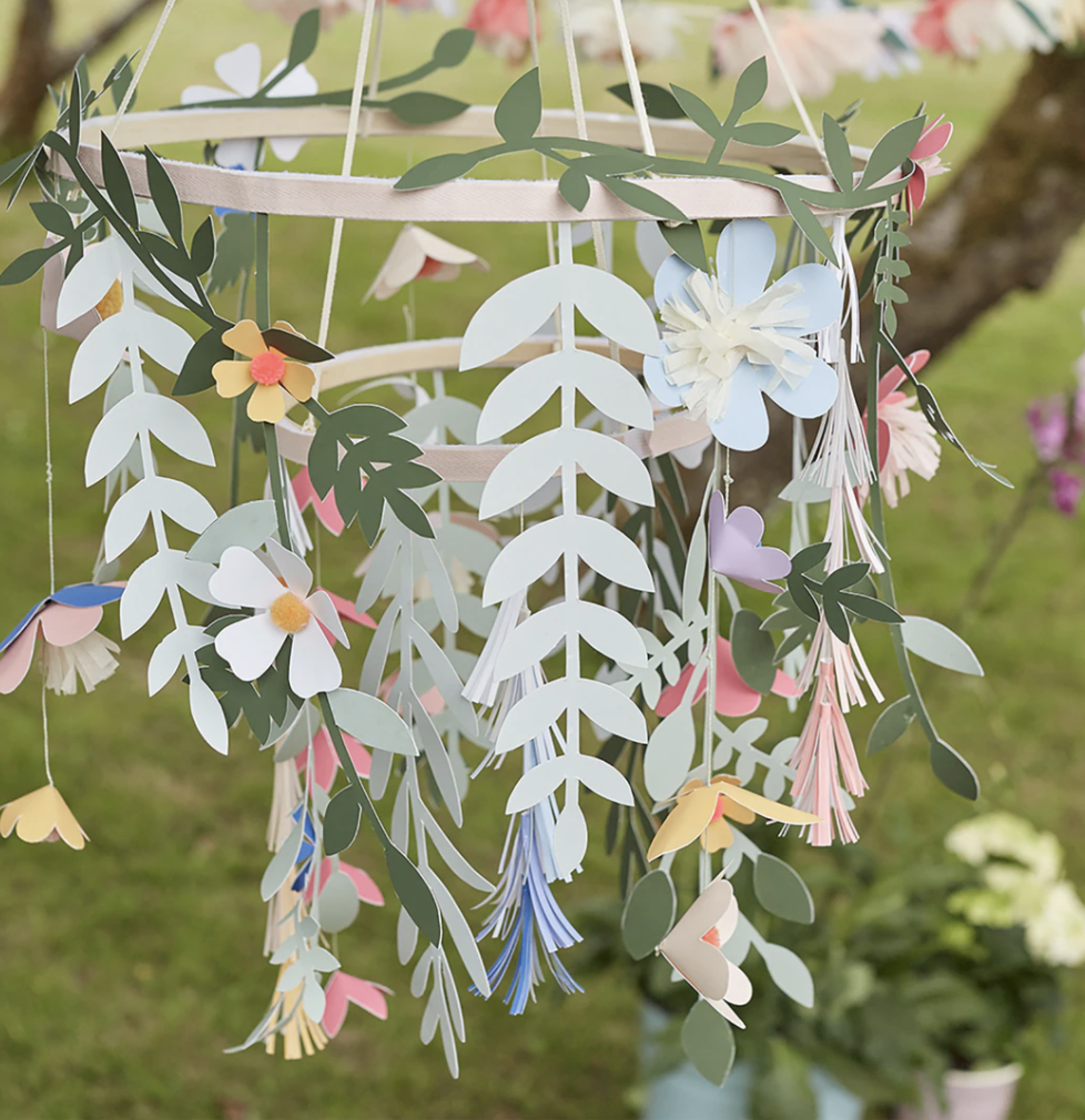 Paper Garden Chandelier