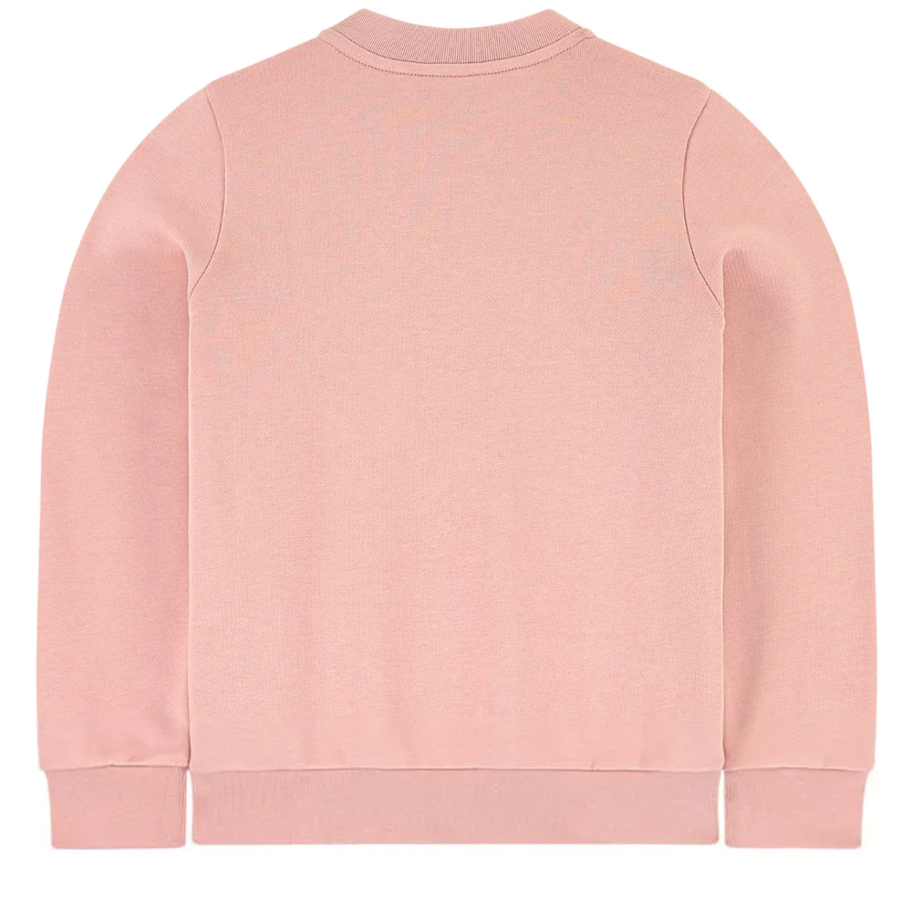 Girls Light Pink Cotton Sweatshirt