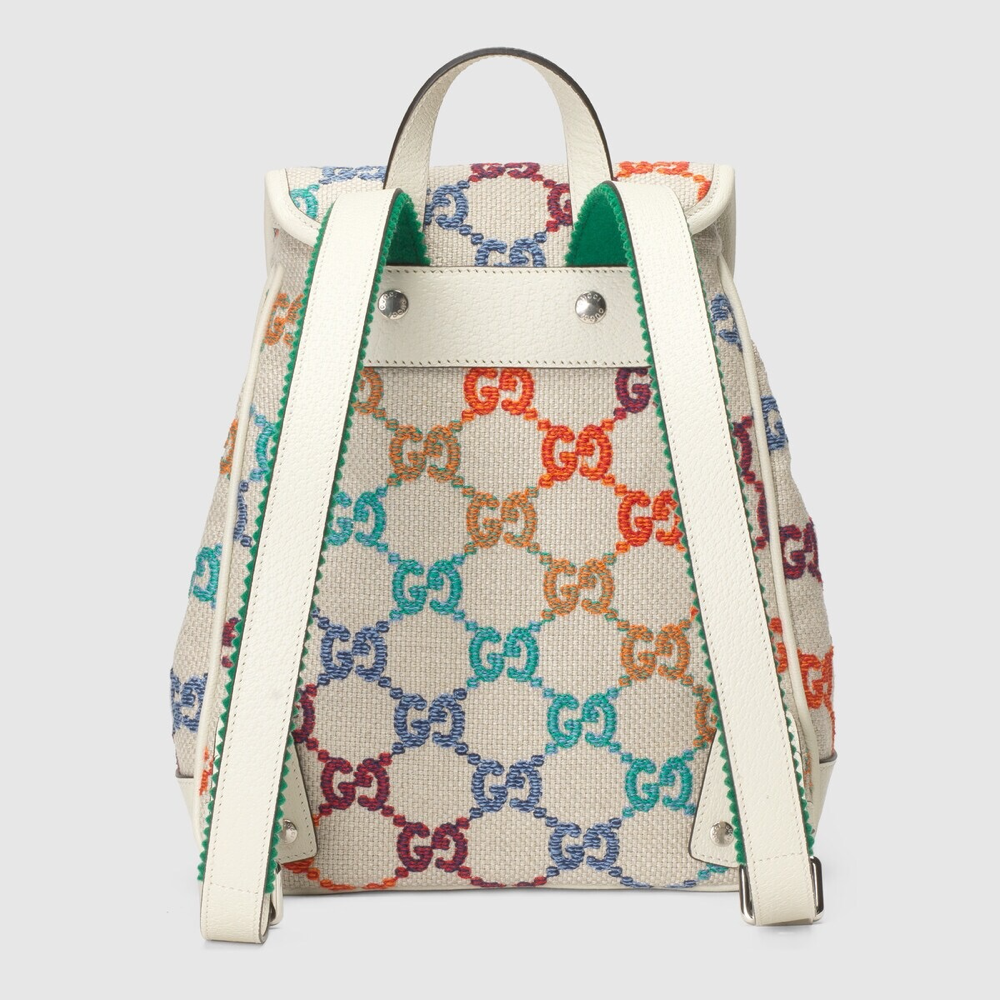 Sac à dos GG beige pour garçons et filles