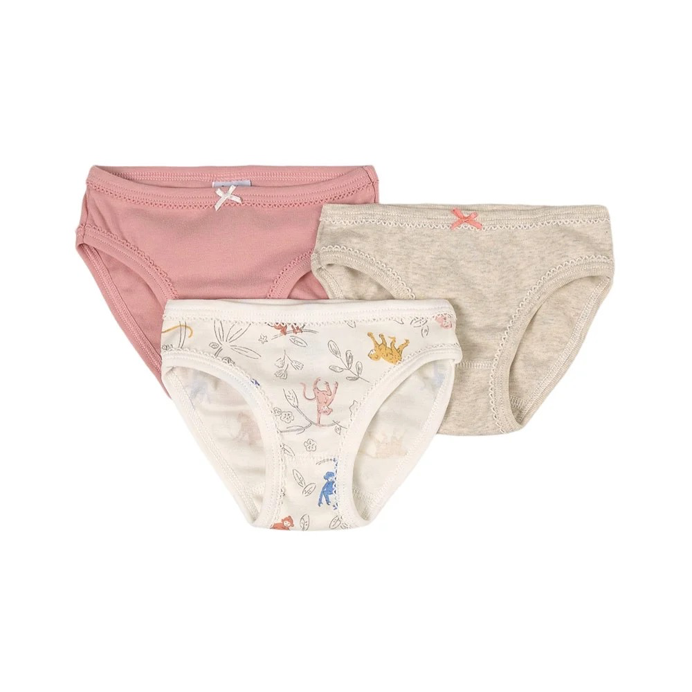 Girls Multicolor Cotton Underwear Set
