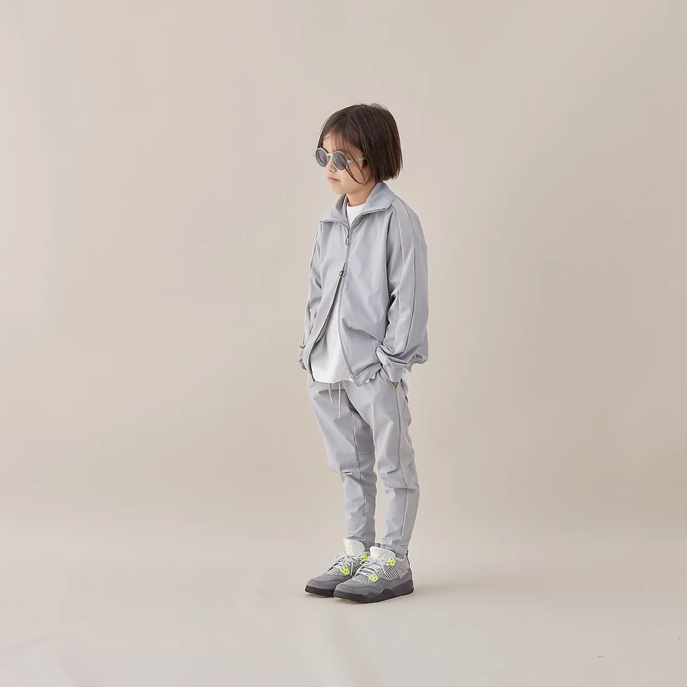 Pantalon gris pour garçons et filles