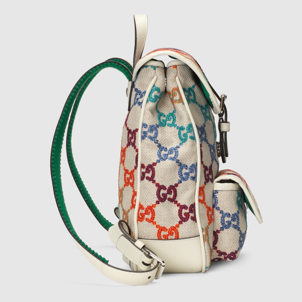 Sac à dos GG beige pour garçons et filles