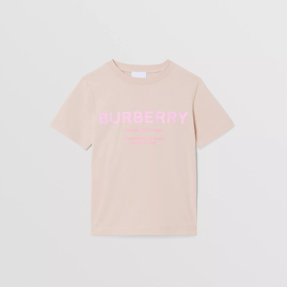 Boy & Girls Pink Cotton T-Shirts