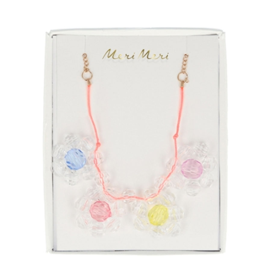 Jewel necklace of flowers