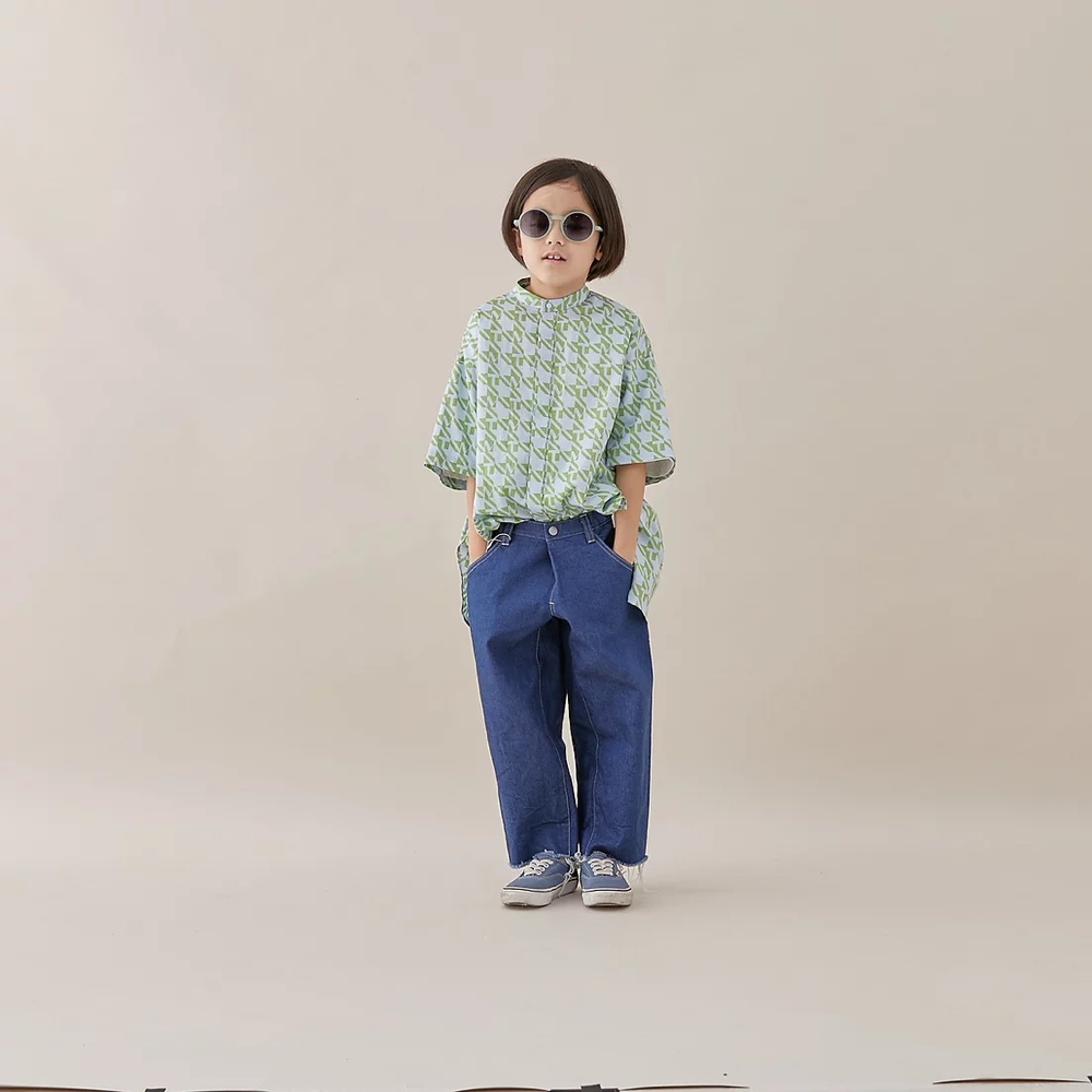 Boys & Girls Blue Denim Trousers