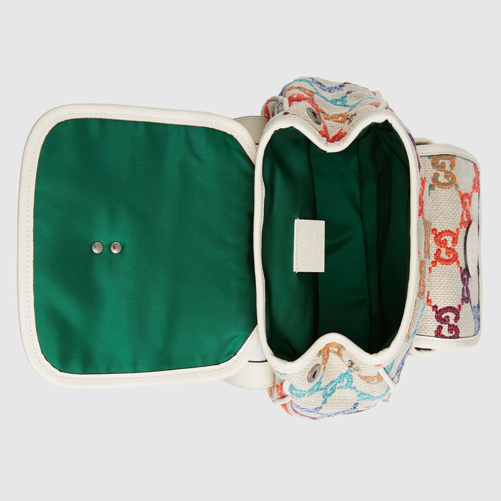 Sac à dos GG beige pour garçons et filles