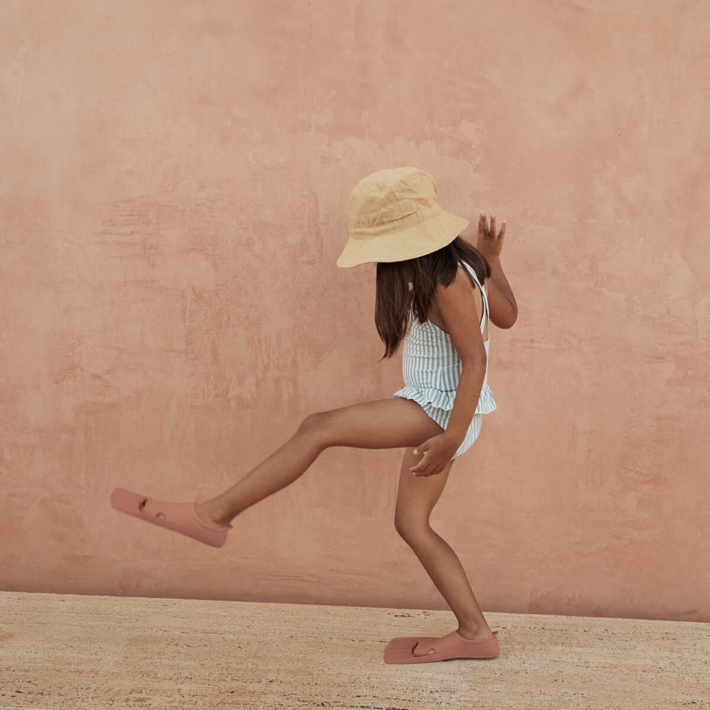 Palmes de natation marron pour garçons et filles