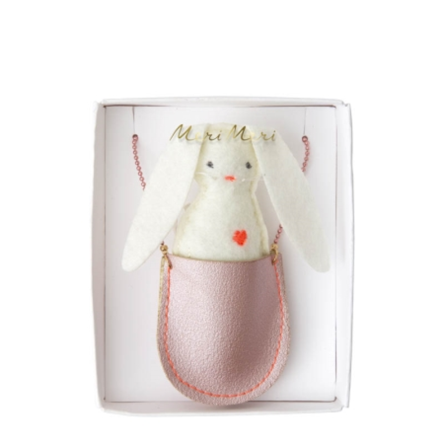 pocket bunny necklace