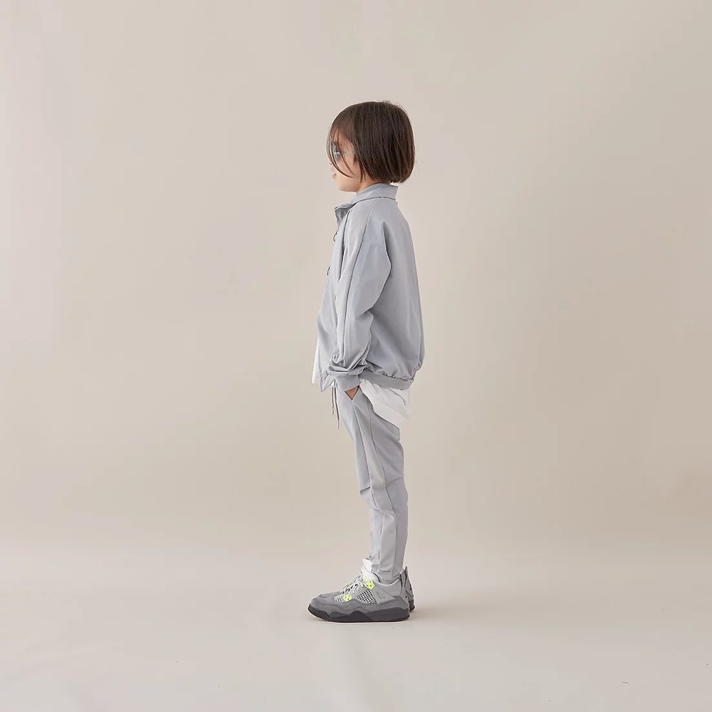 Pantalon gris pour garçons et filles
