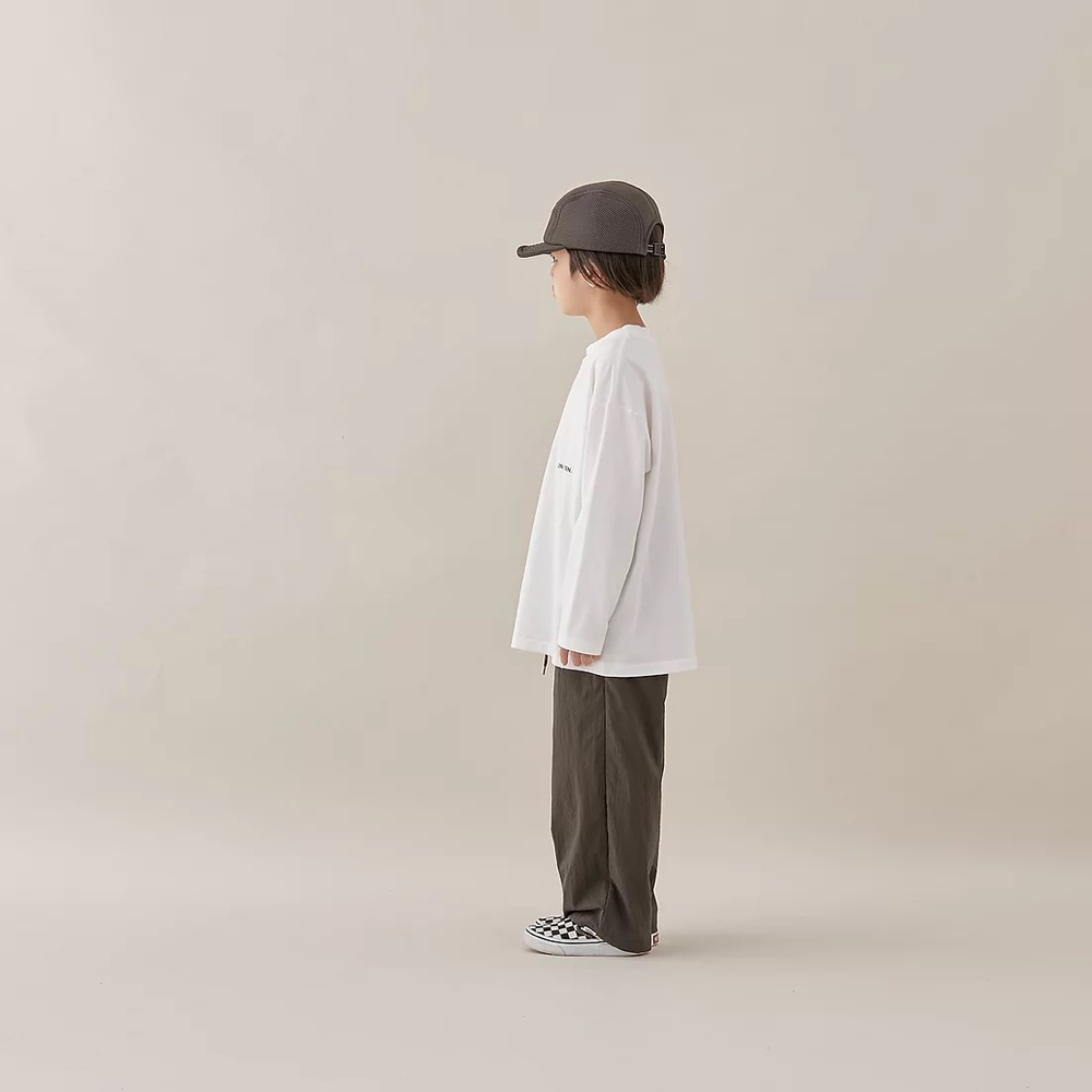 Boys & Girls White Cotton Long Sleeves T-Shirt