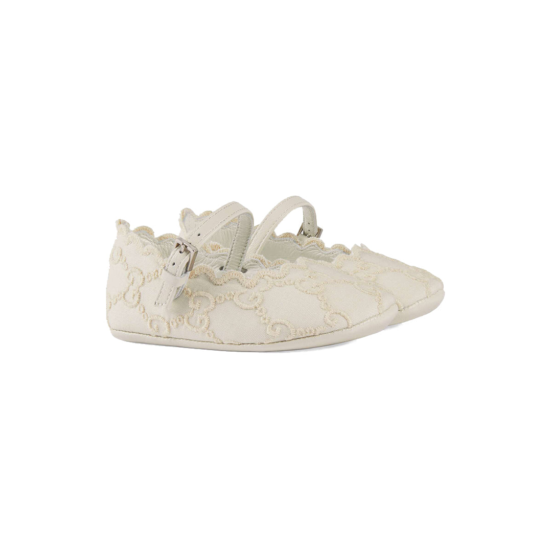 Baby Girls Ivory Ballet Flats