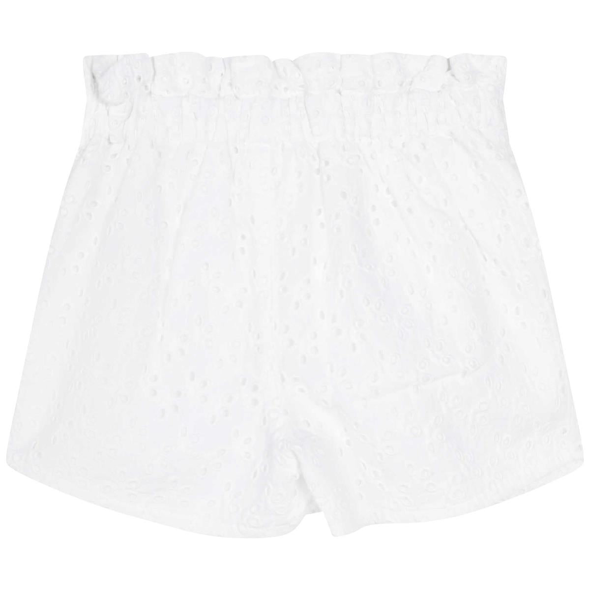 Girls White Shorts