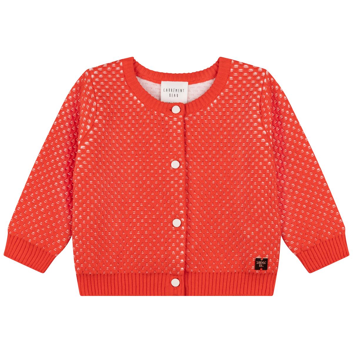 Baby Boys & Girls Orange Cardigan