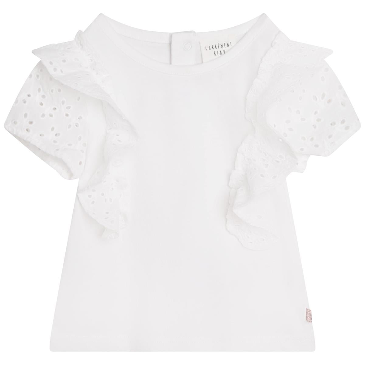 Girls White T-Shirt