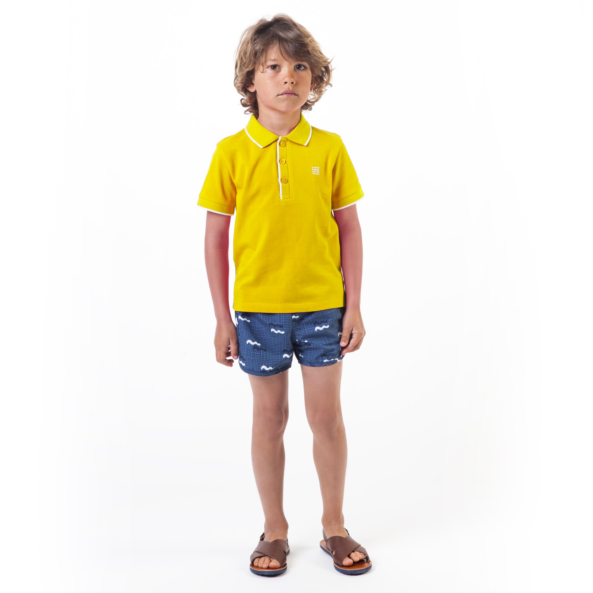 Boys Blue Surfer Shorts