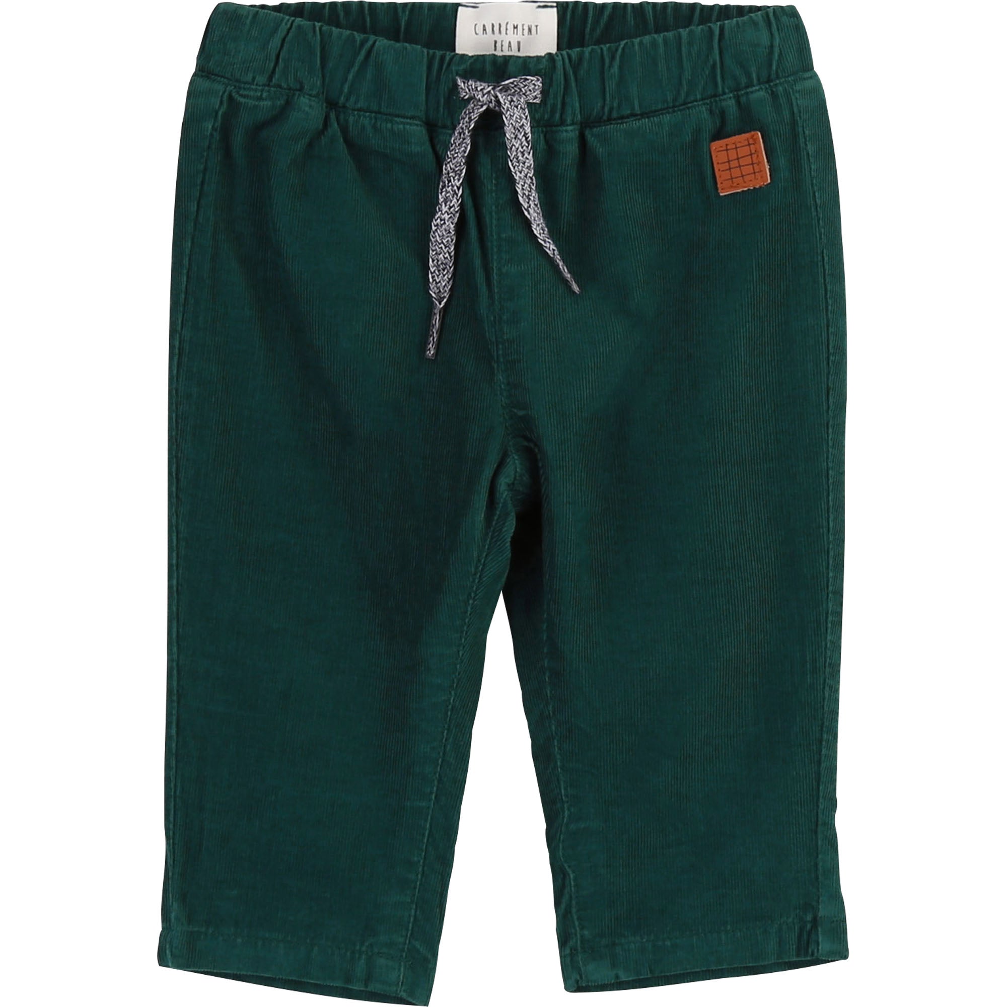 Baby Boys Green Cotton Trousers