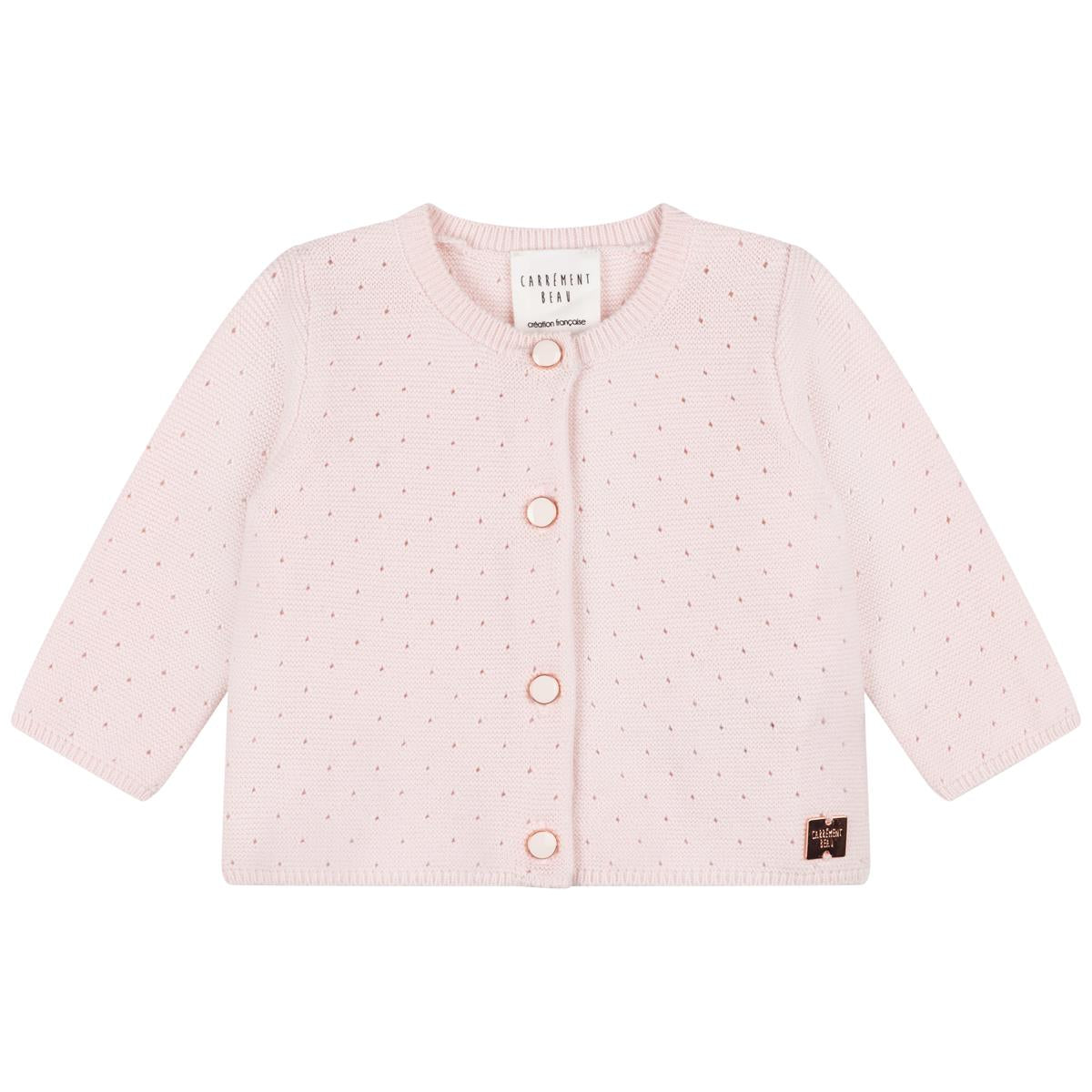 Baby Boys & Girls Pink Cardigan