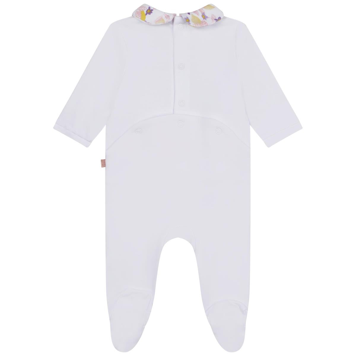 Baby Girls White Babysuit
