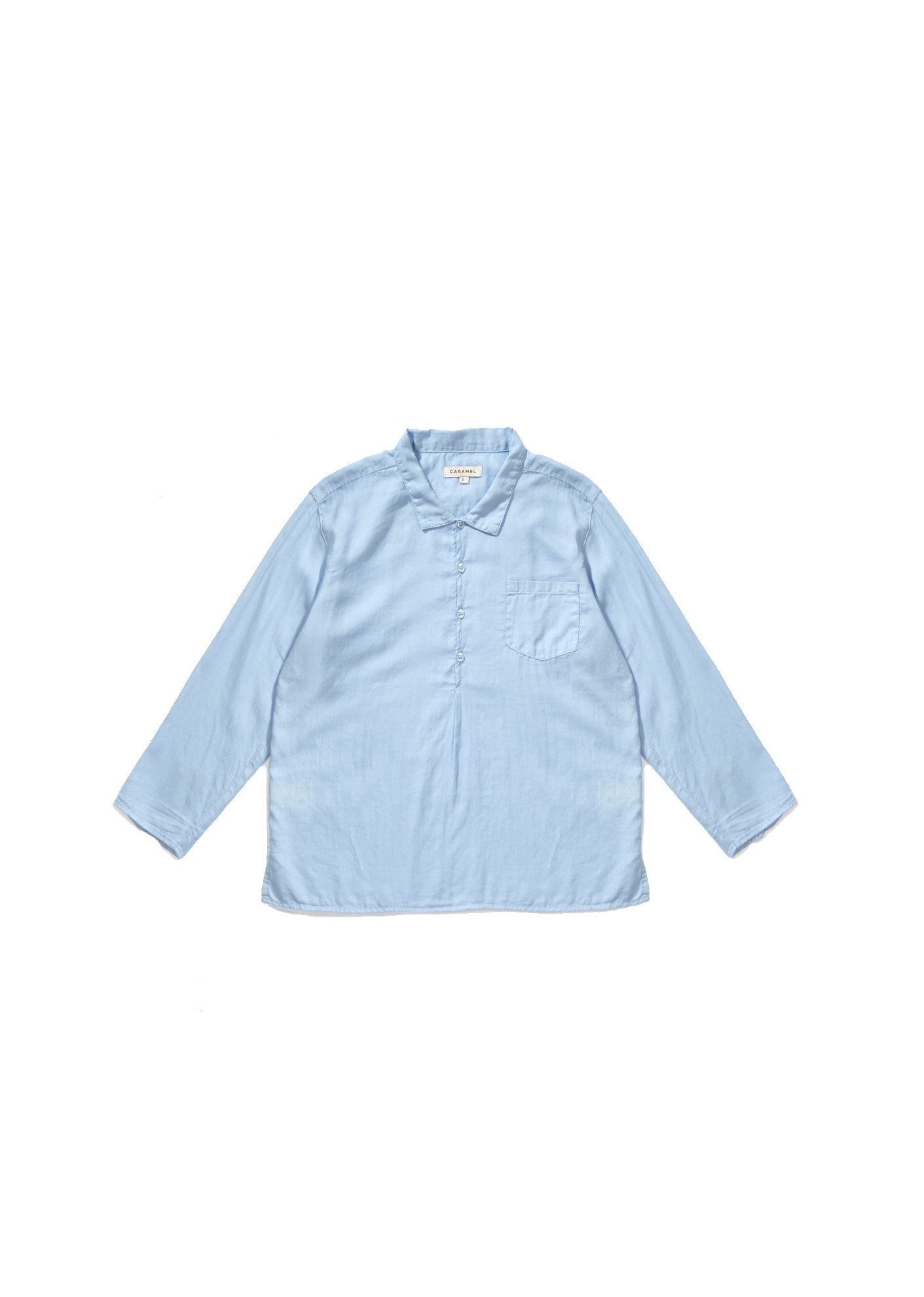 Boys Dusty Blue Woven Shirt