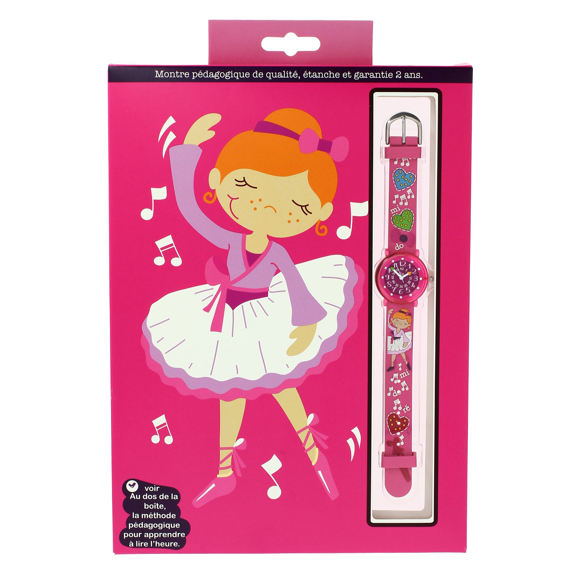 Girls Pink Ballerina Watch(6-9Y)