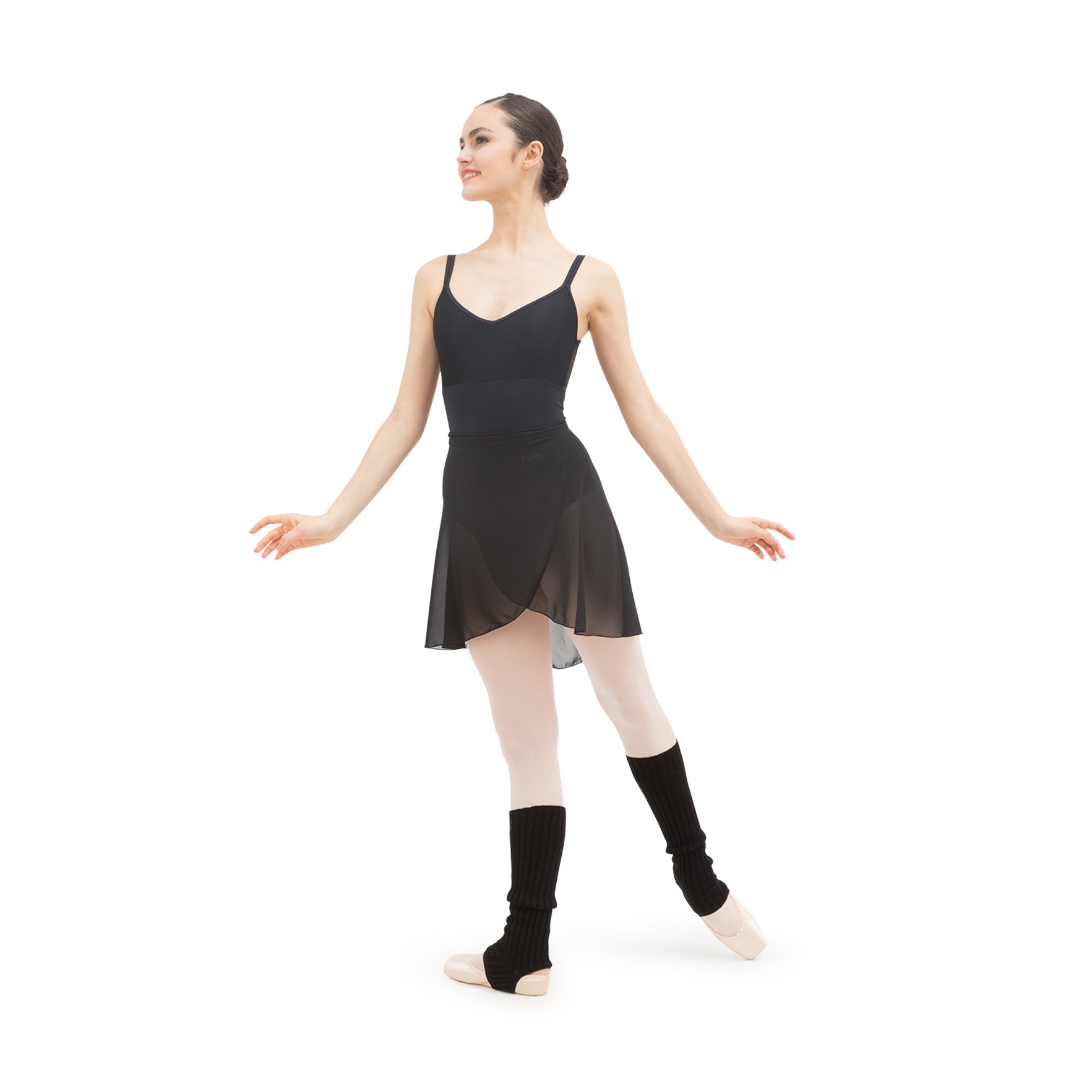 Girls Black Ballet Puttees