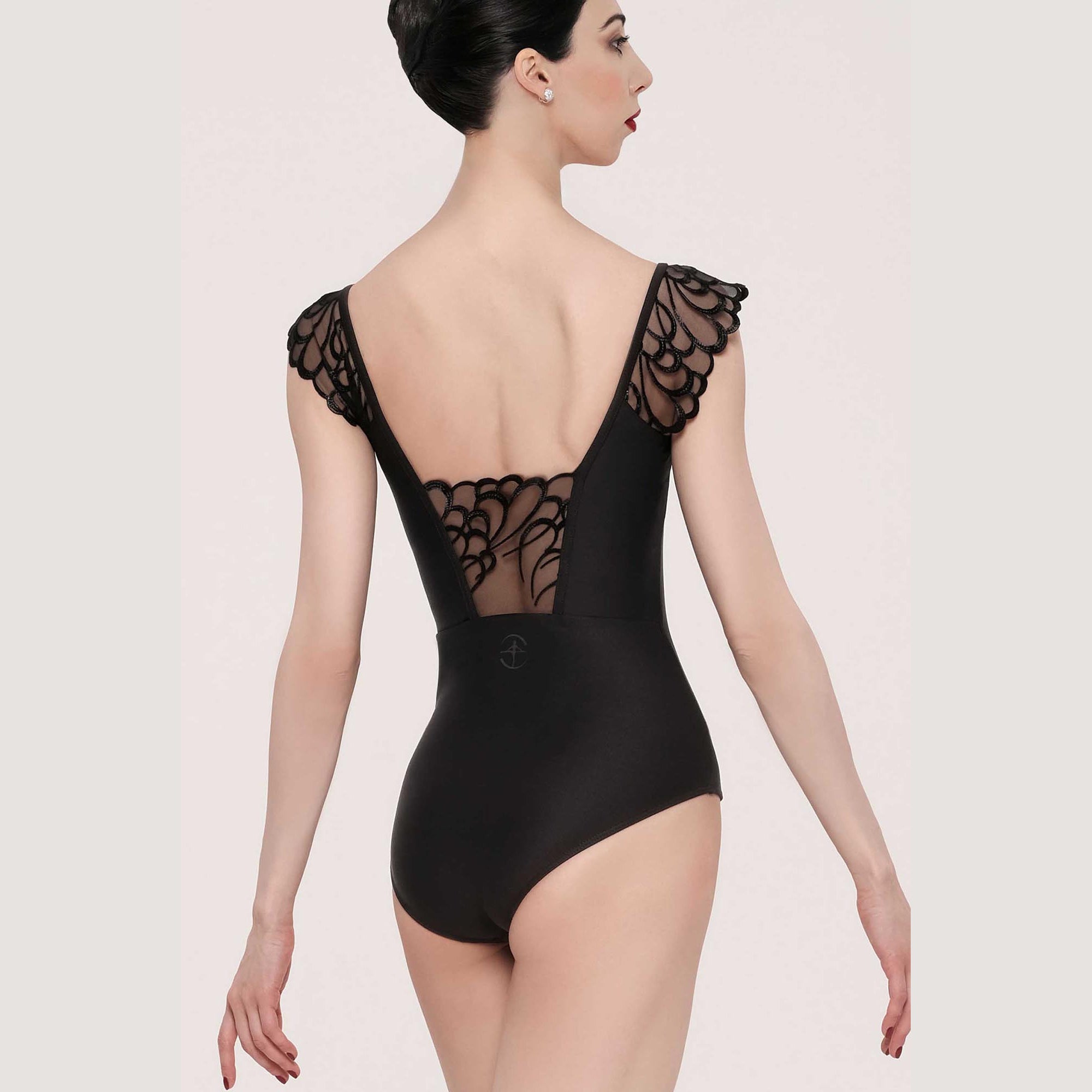 Girls Black Ballet Onesies