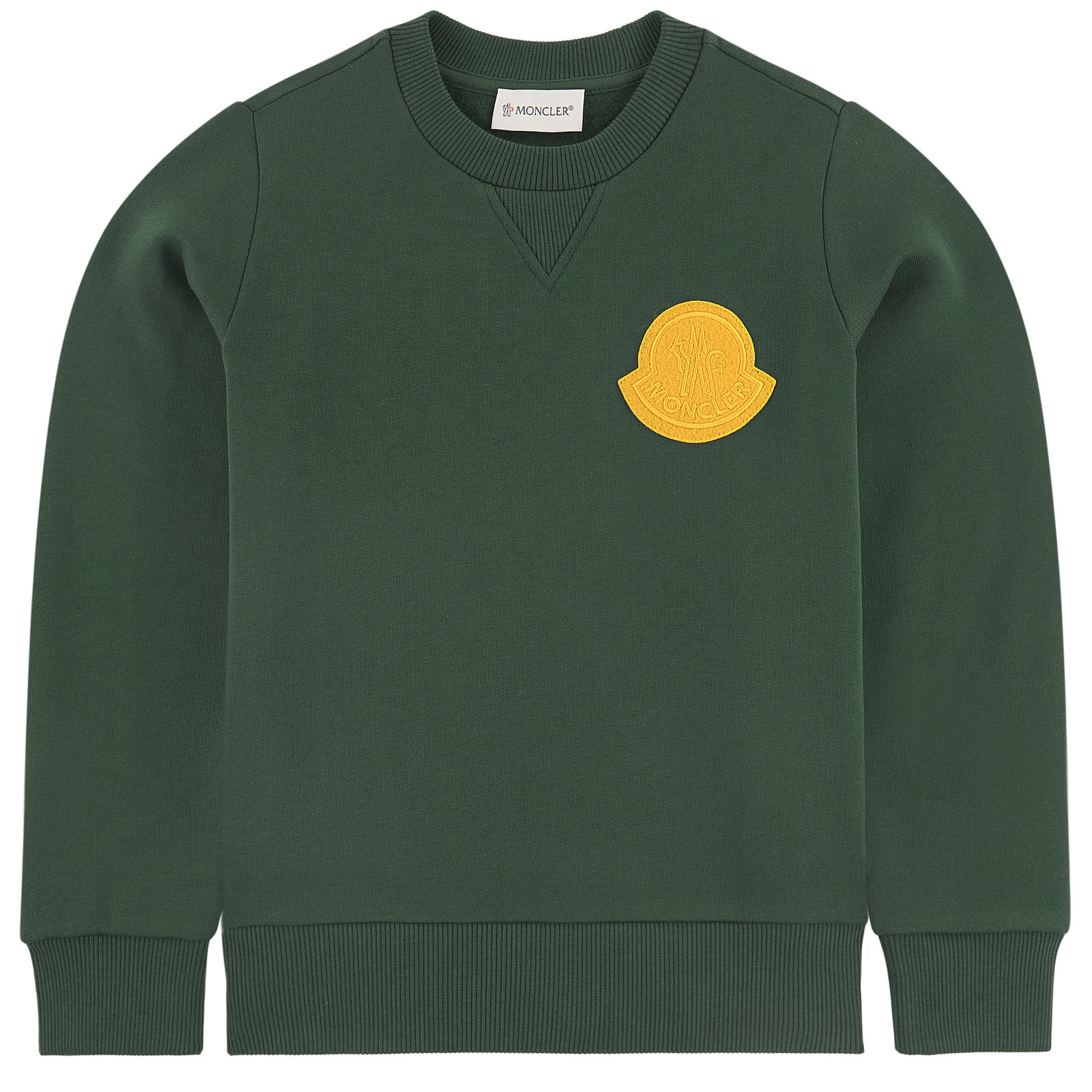 Boys Green Cotton Sweatshirt