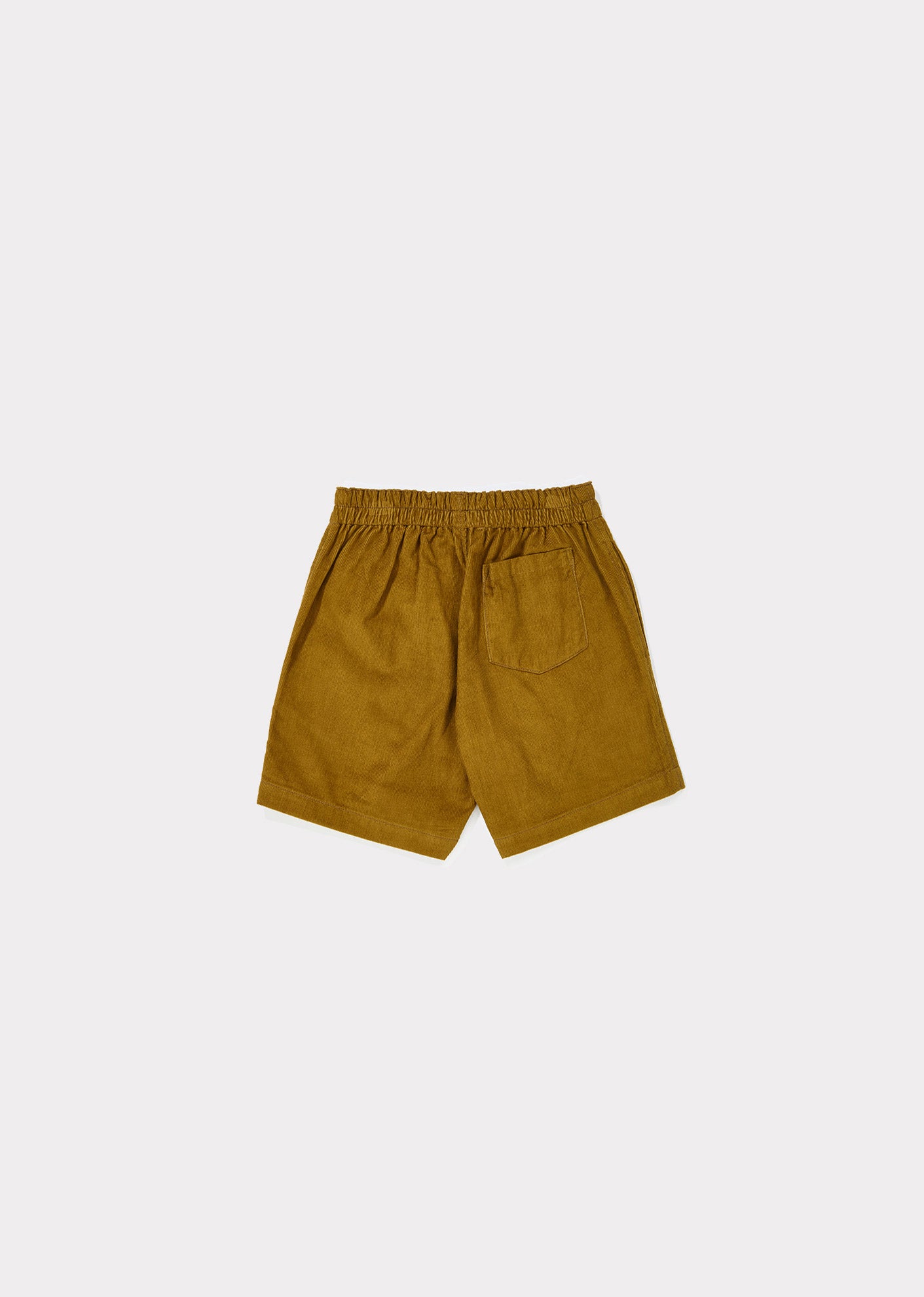 Girls Mustard Cotton Shorts
