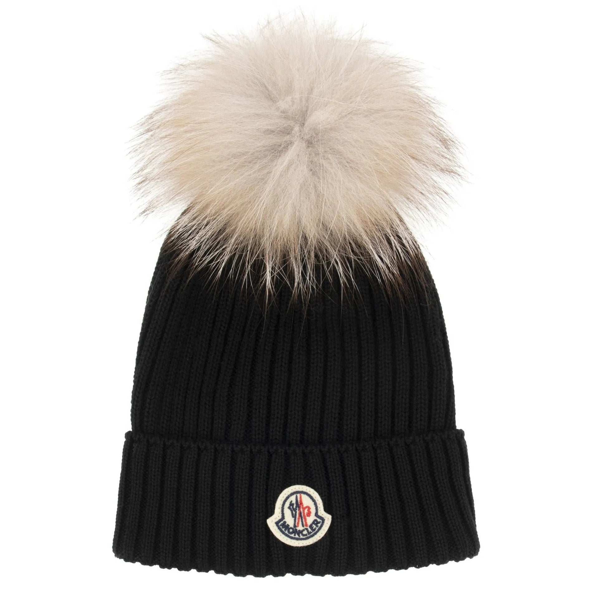 Boys & Girls Black Wool Hat