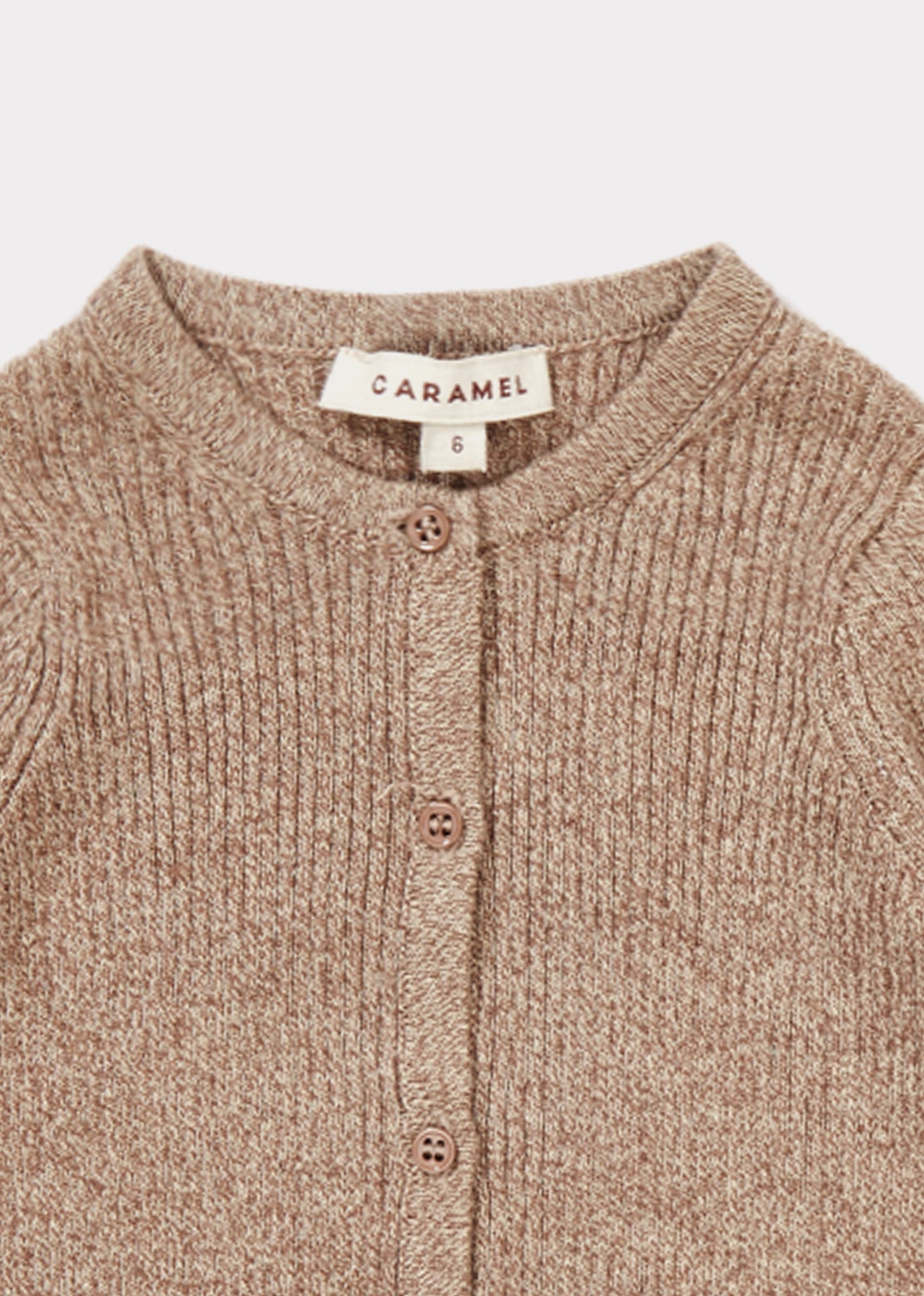 Baby Mocha Cotton Cardigan