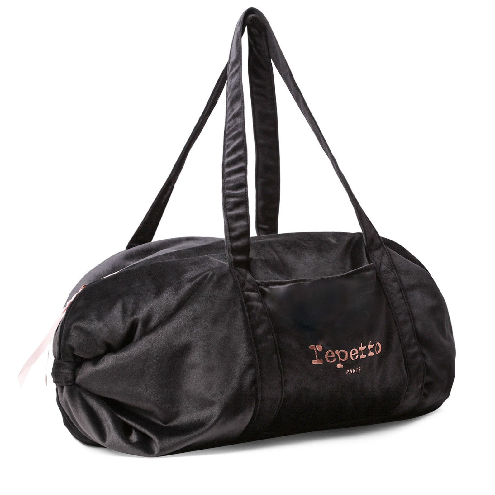 Girls Black Logo Ballet Bag(L码)