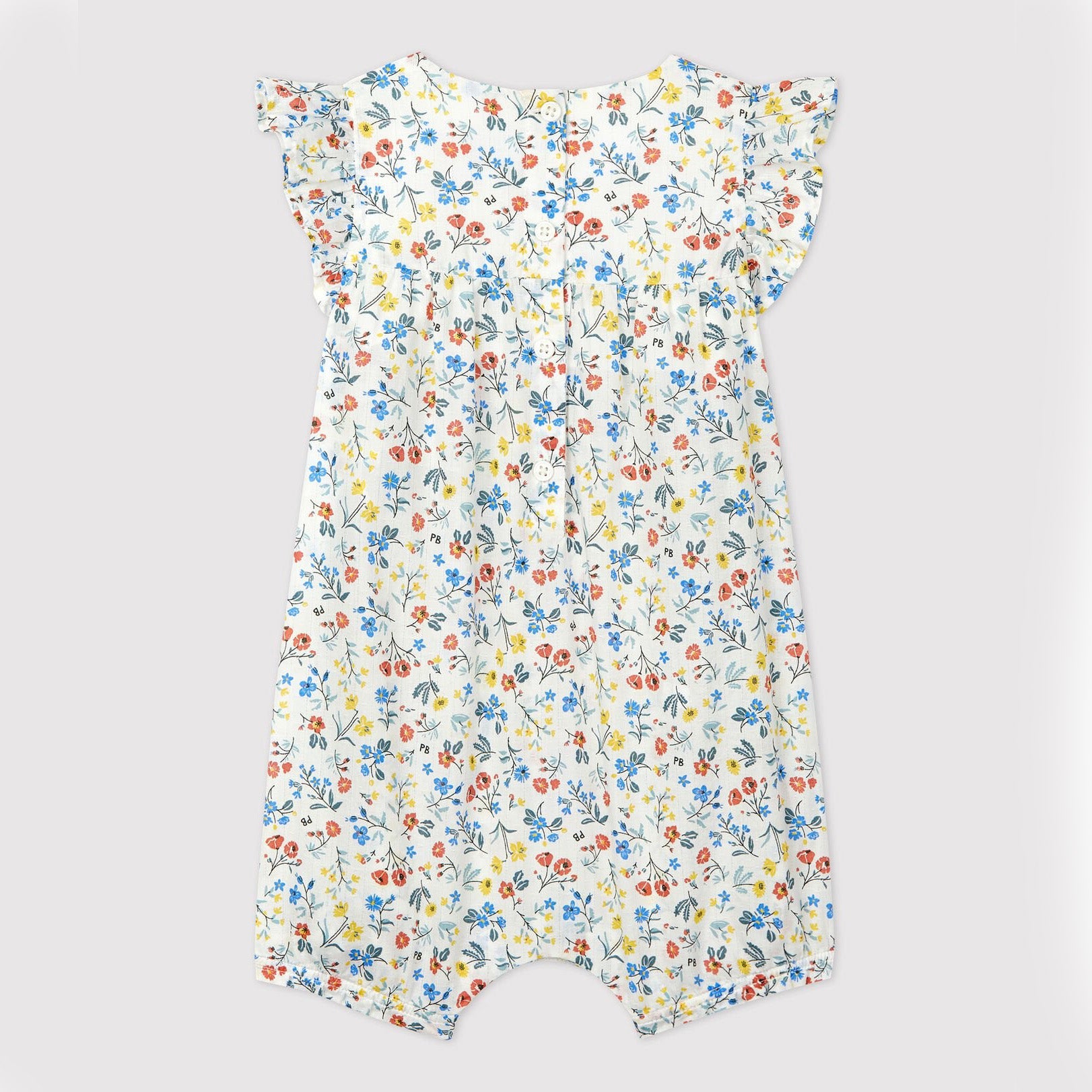 Baby Boys & Girls Multicolor Cotton Babysuit