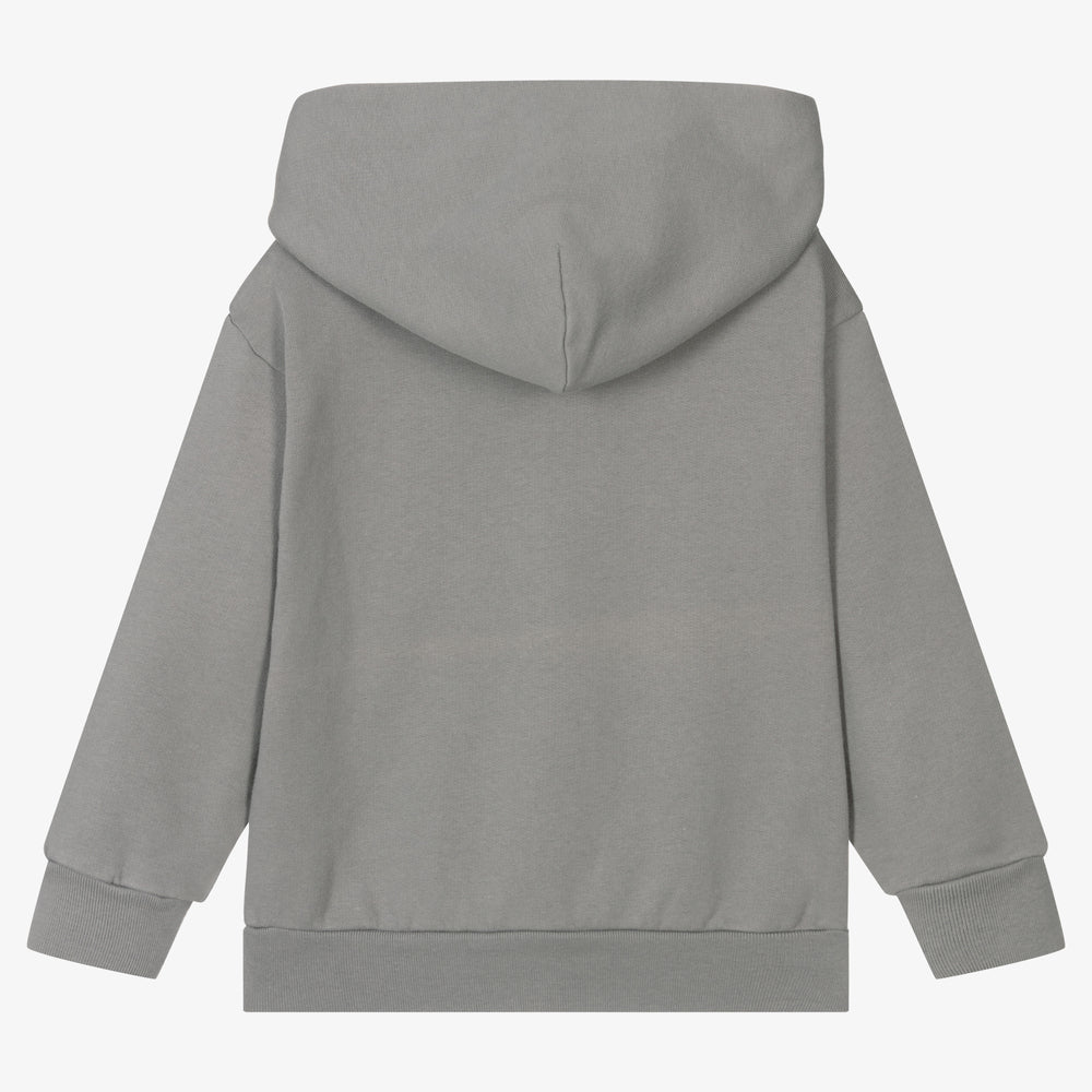 Boys & Girls Grey Logo Hooded Sweatshirt