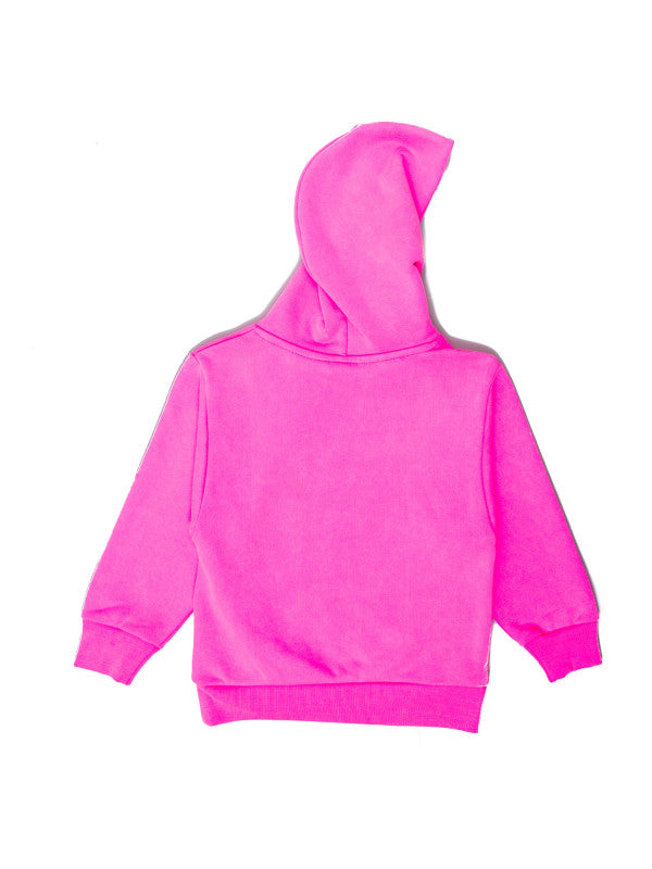 Girls Bubble Gum Purple Logo Hoodie