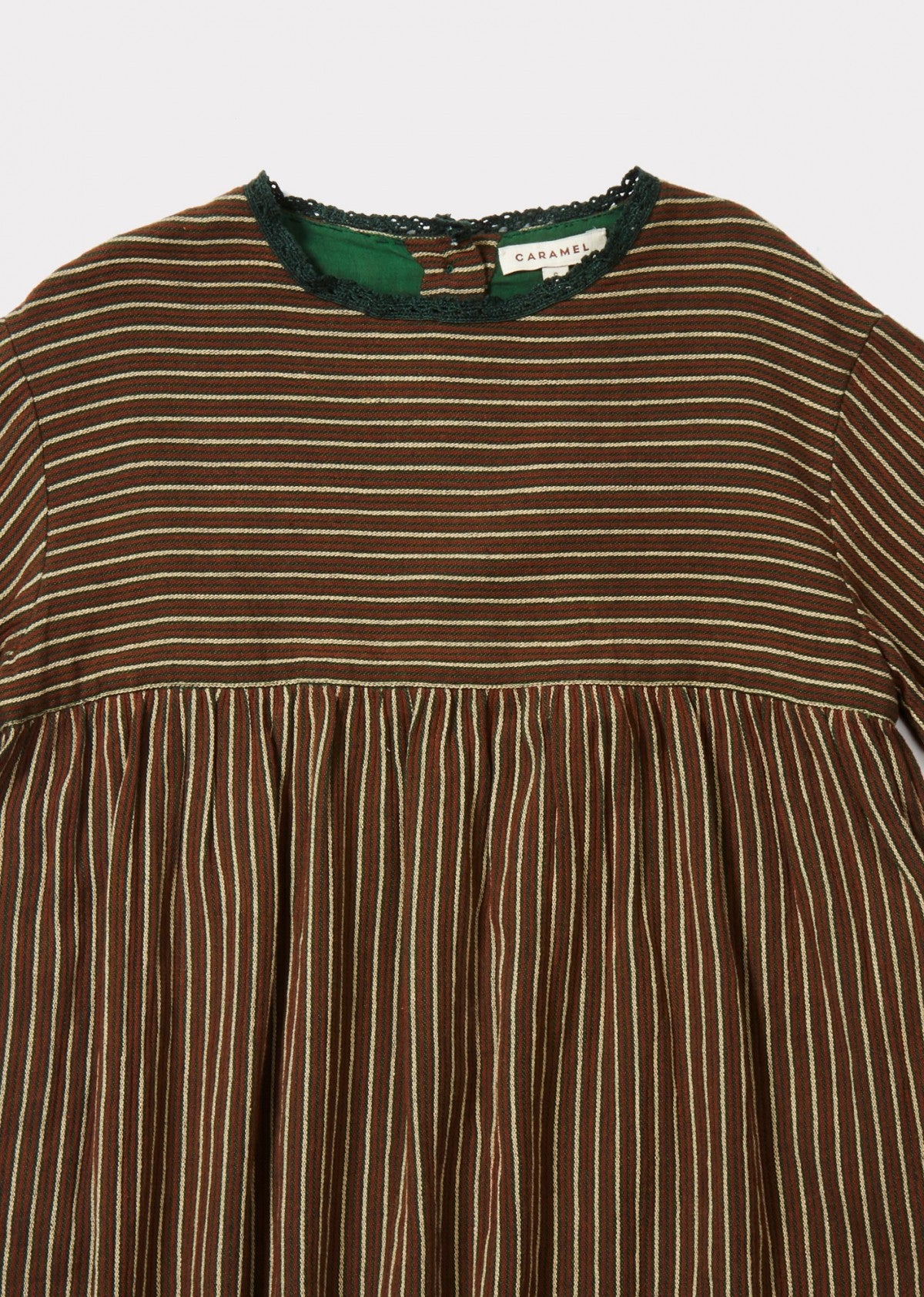 Girls Striped Woven Dress