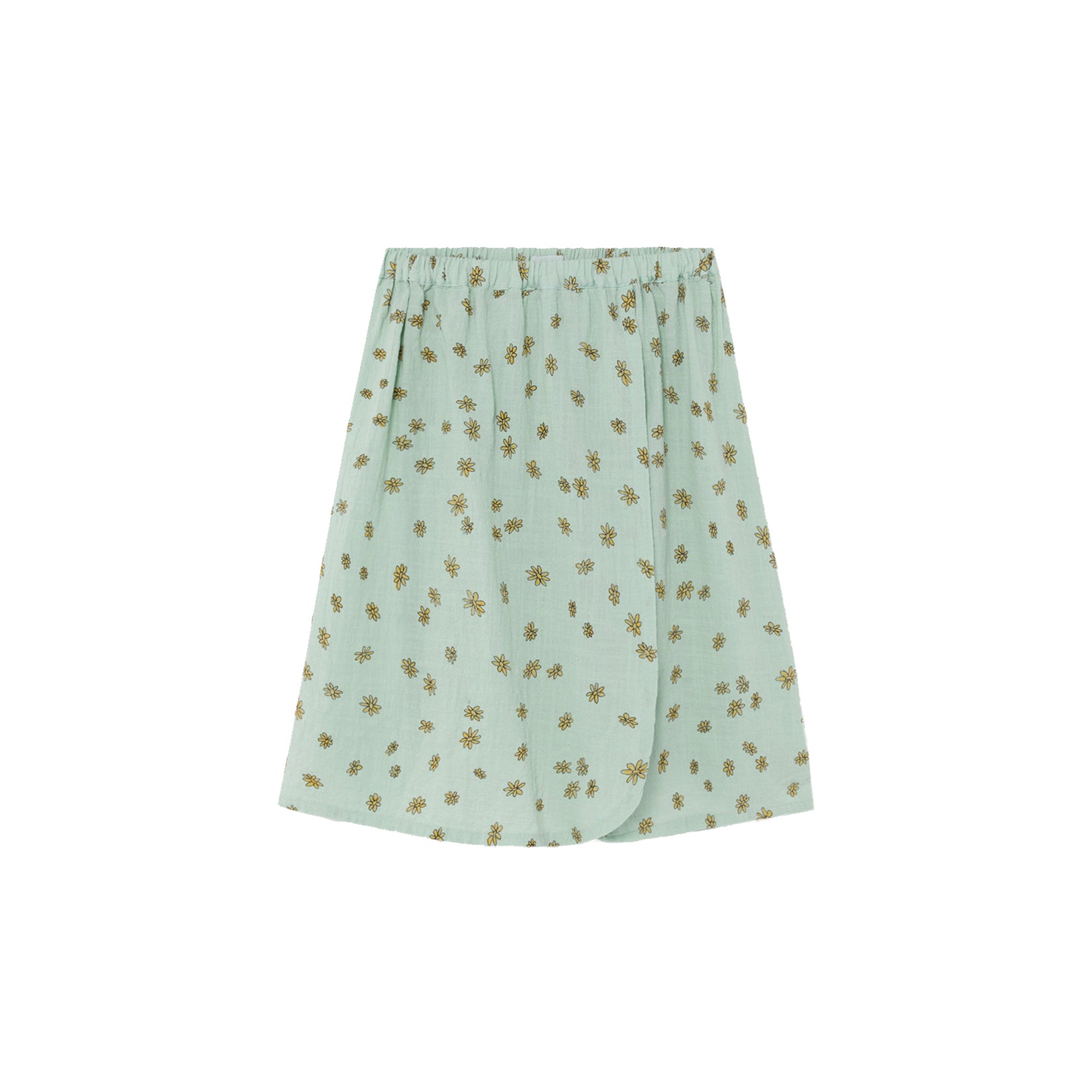 Girls Green Daisy Skirt