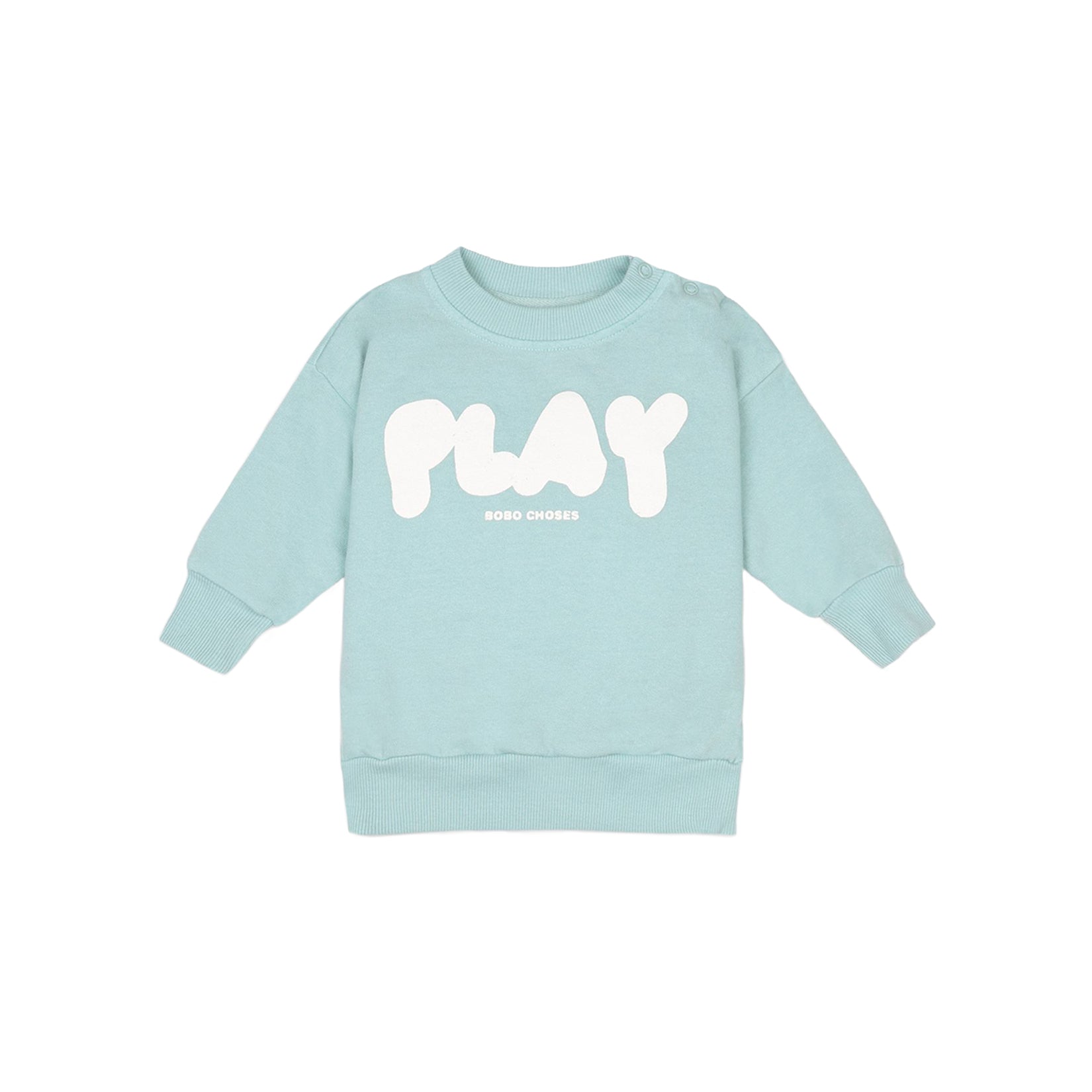 Baby Girls Green Play Cotton Sweatshirt