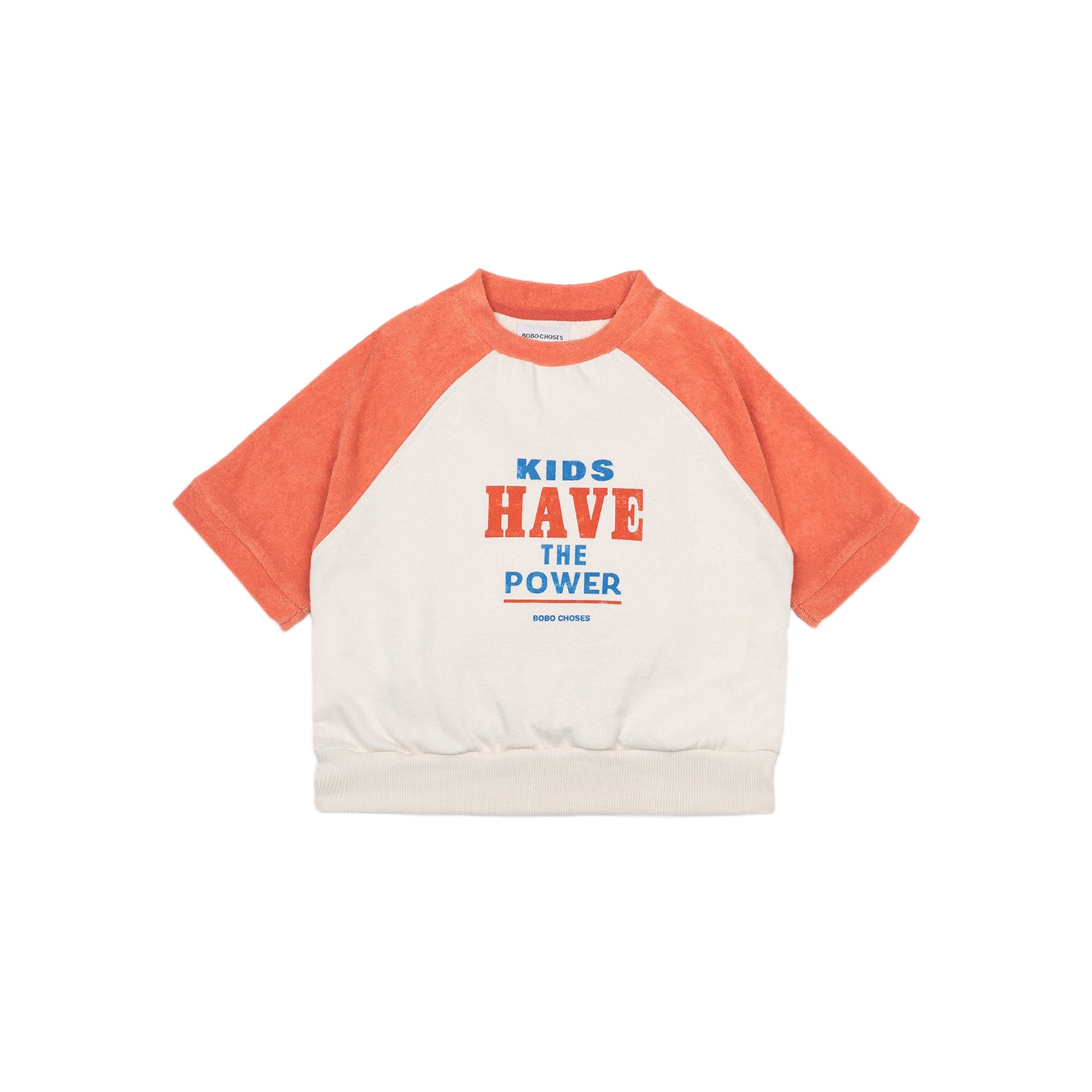 Girls White Logo Cotton Sweatshirt