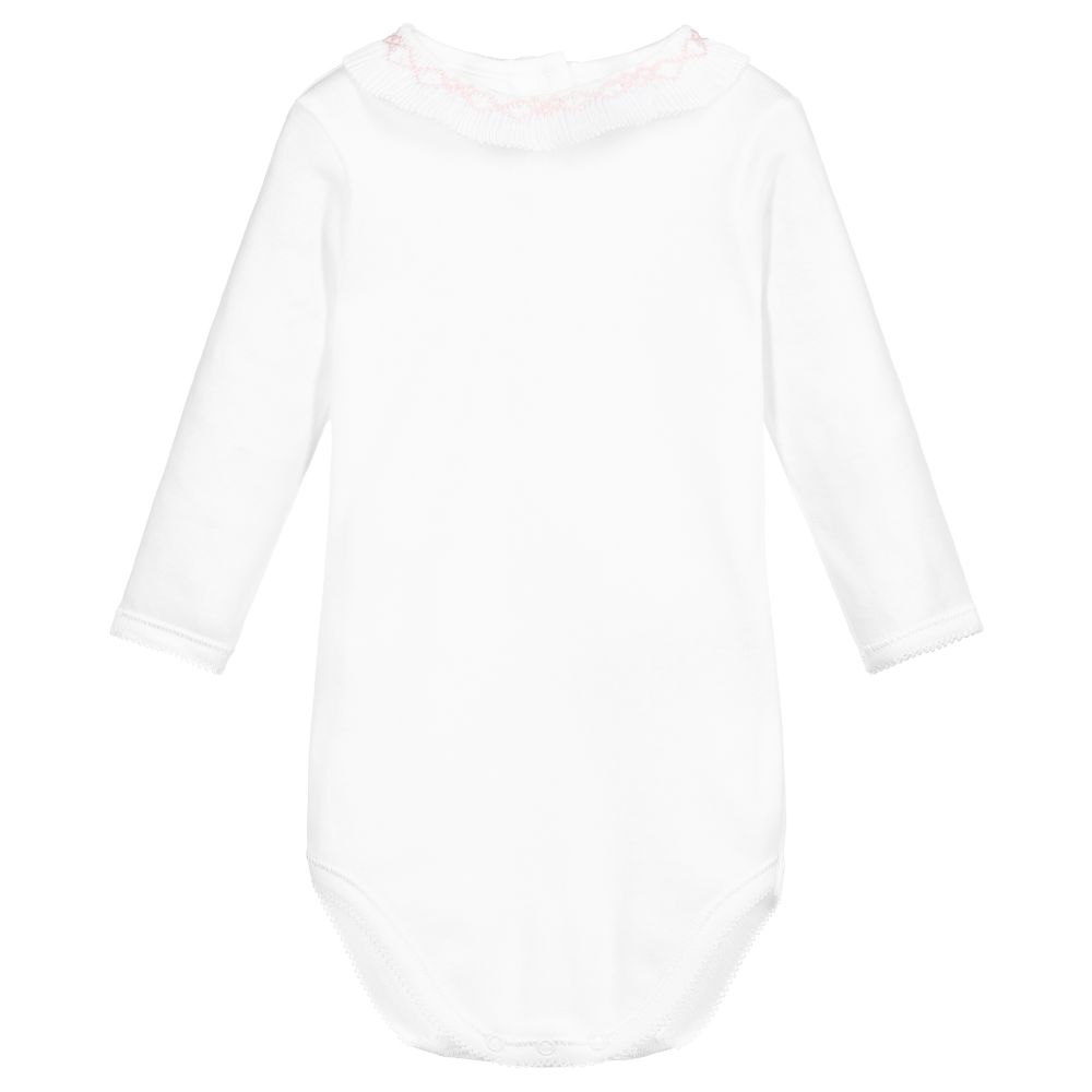 Baby Boys & Girls Pink Cotton Romper