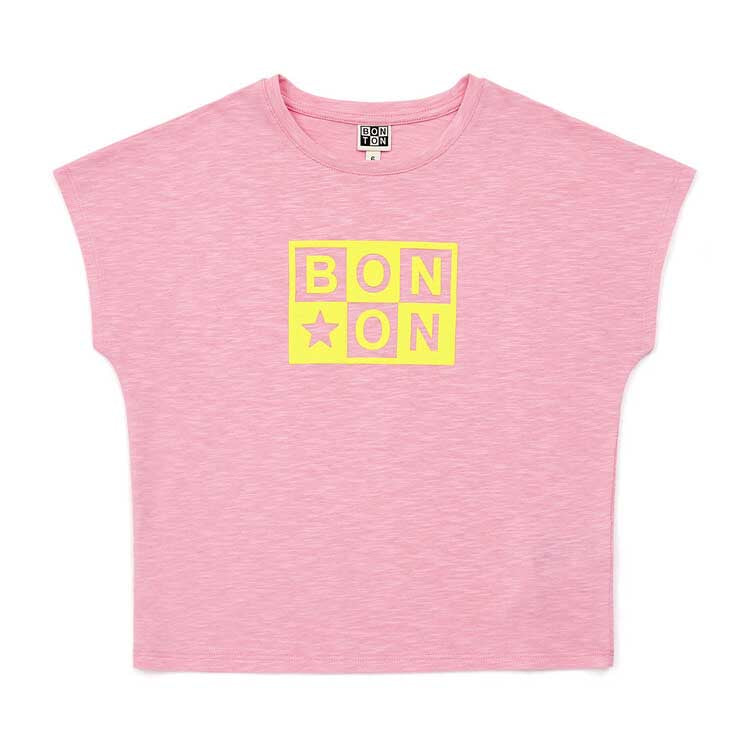 Boys & Girls Pink Cotton T-Shirt