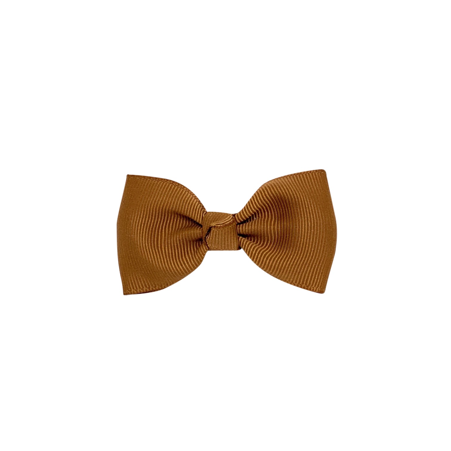 Girls Brown Bow Hair Clip - 7cm