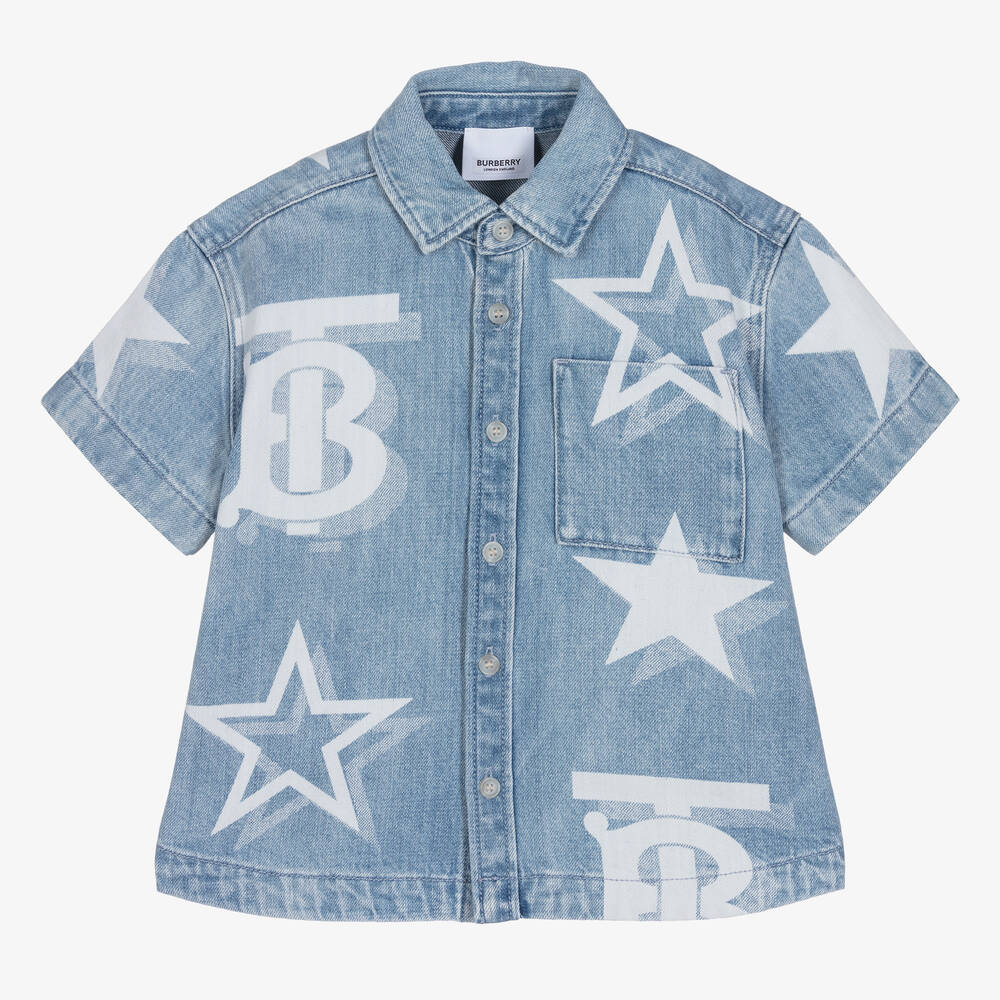Boys Light Blue Denim Shirt